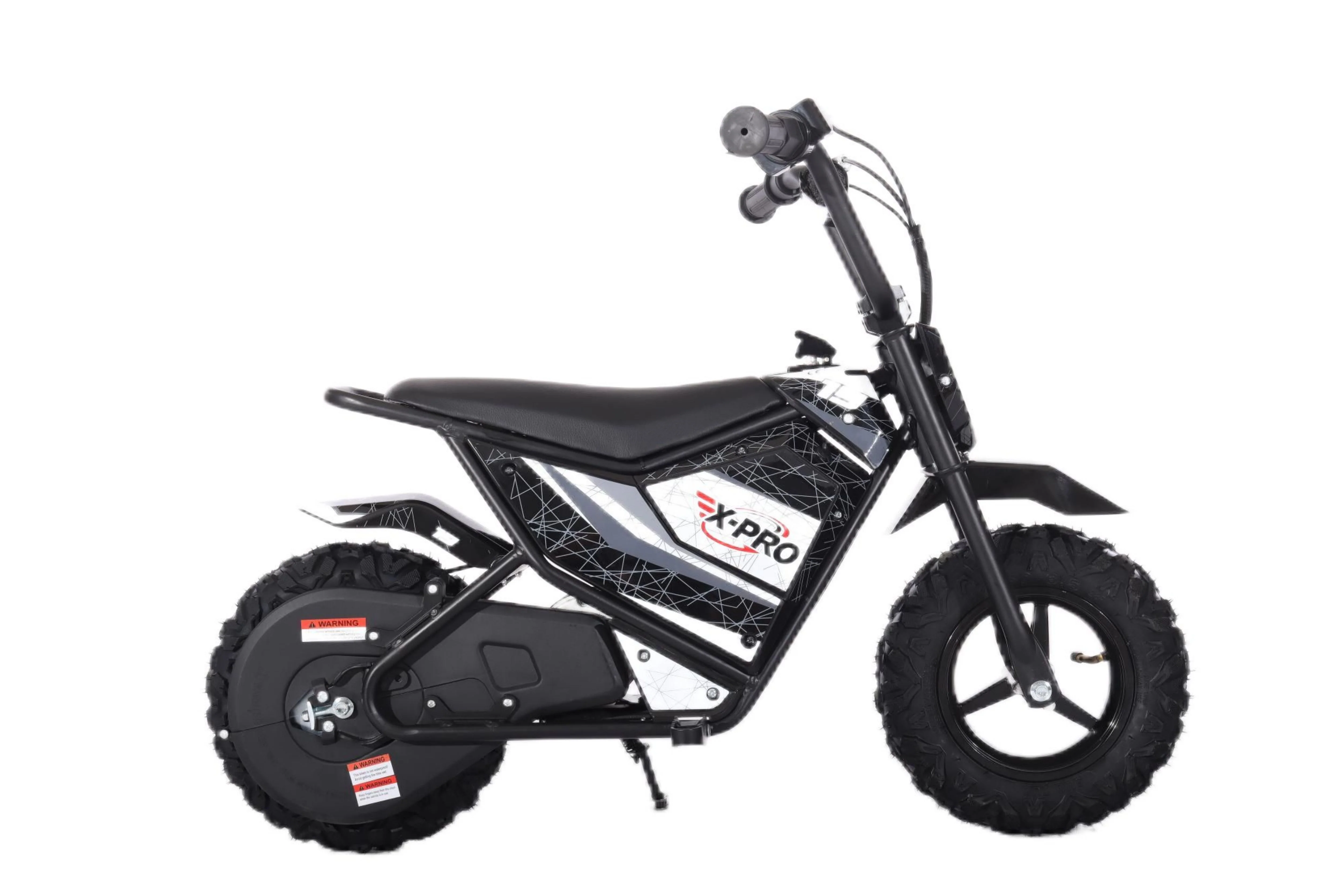 Free Shipping! X-PRO XP250E 250W 24V Electric Dirt Bike with Chain Drive! 6.5in Wheels! Rear Disc Brakes! - Image 4