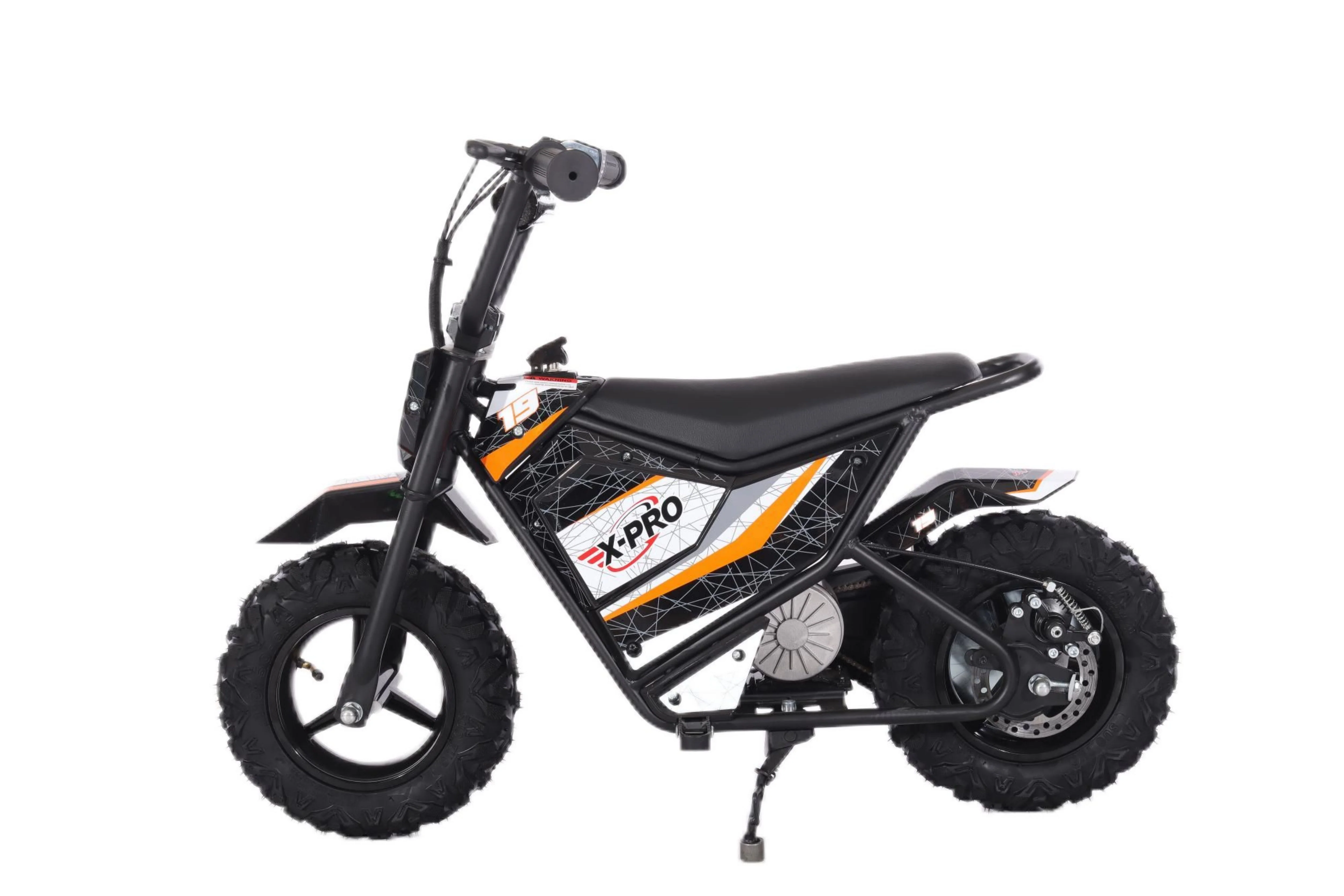 Free Shipping! X-PRO XP250E 250W 24V Electric Dirt Bike with Chain Drive! 6.5in Wheels! Rear Disc Brakes! - Image 48