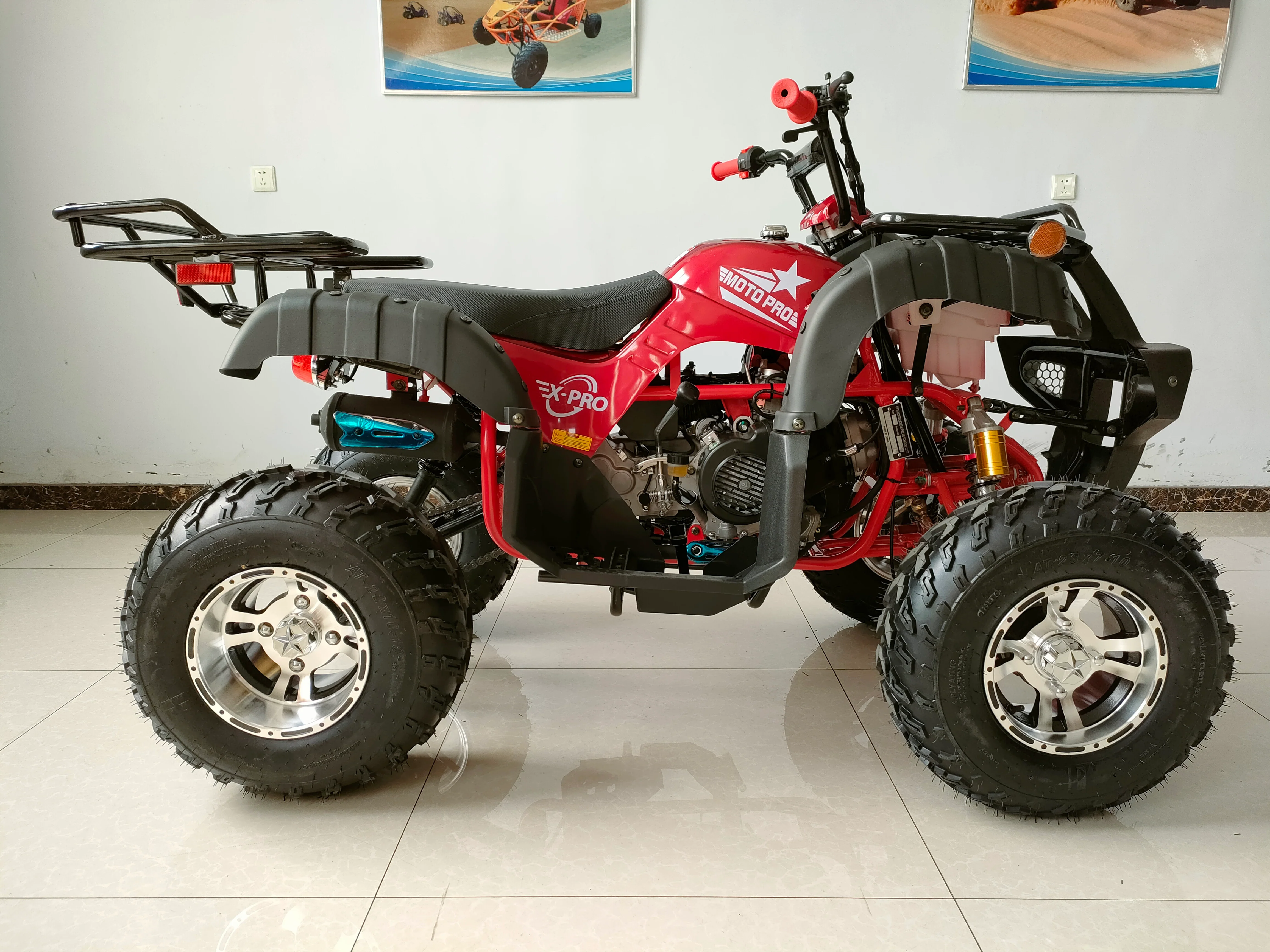 Free Shipping! X-PRO Jaguar 200 Utility ATV with Automatic Transmission w/Reverse, LED Headlight, Big 23in/22in Aluminium Rim Wheels! - Image 13