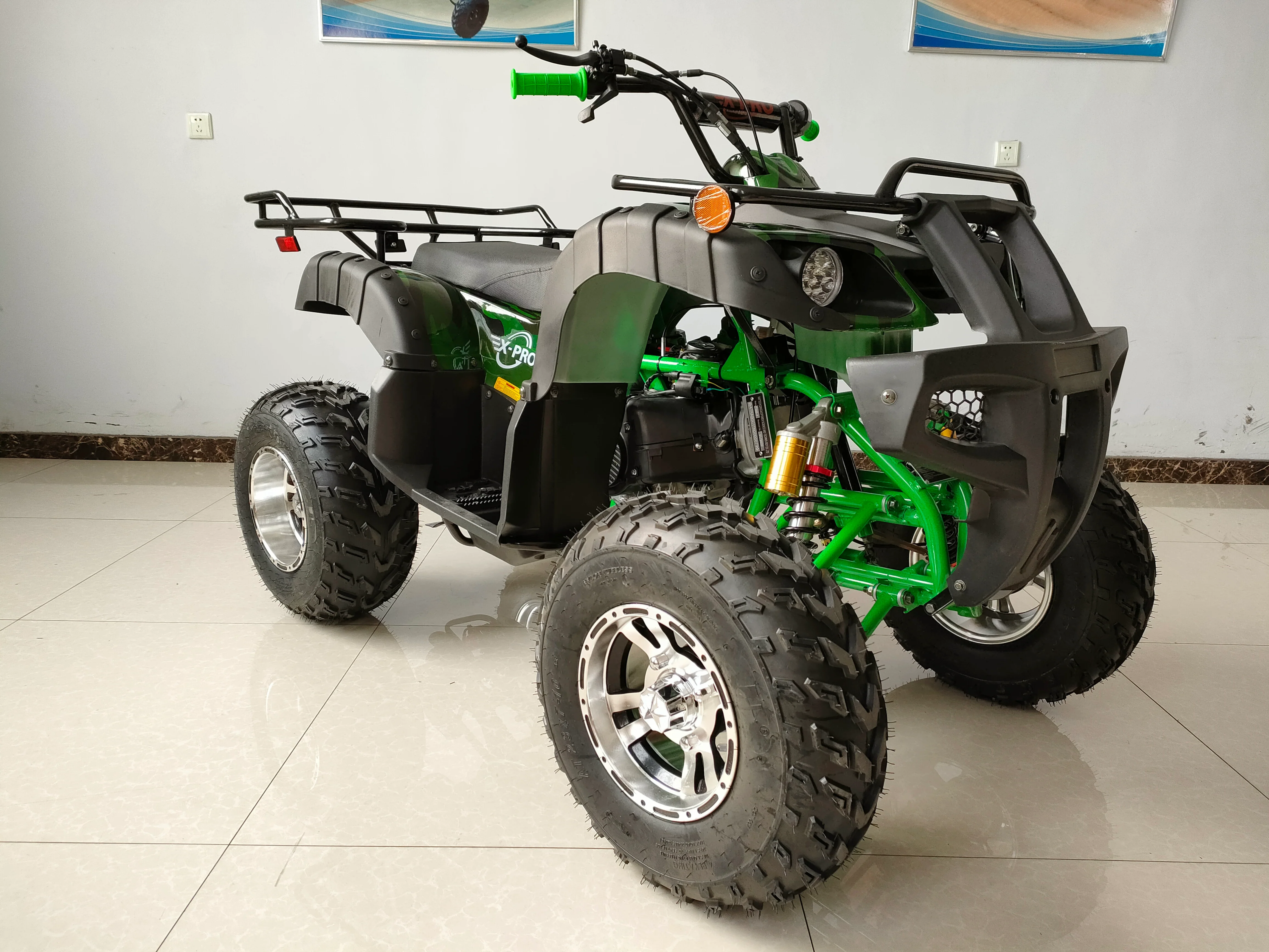 Free Shipping! X-PRO Jaguar 200 Utility ATV with Automatic Transmission w/Reverse, LED Headlight, Big 23in/22in Aluminium Rim Wheels! - Image 18