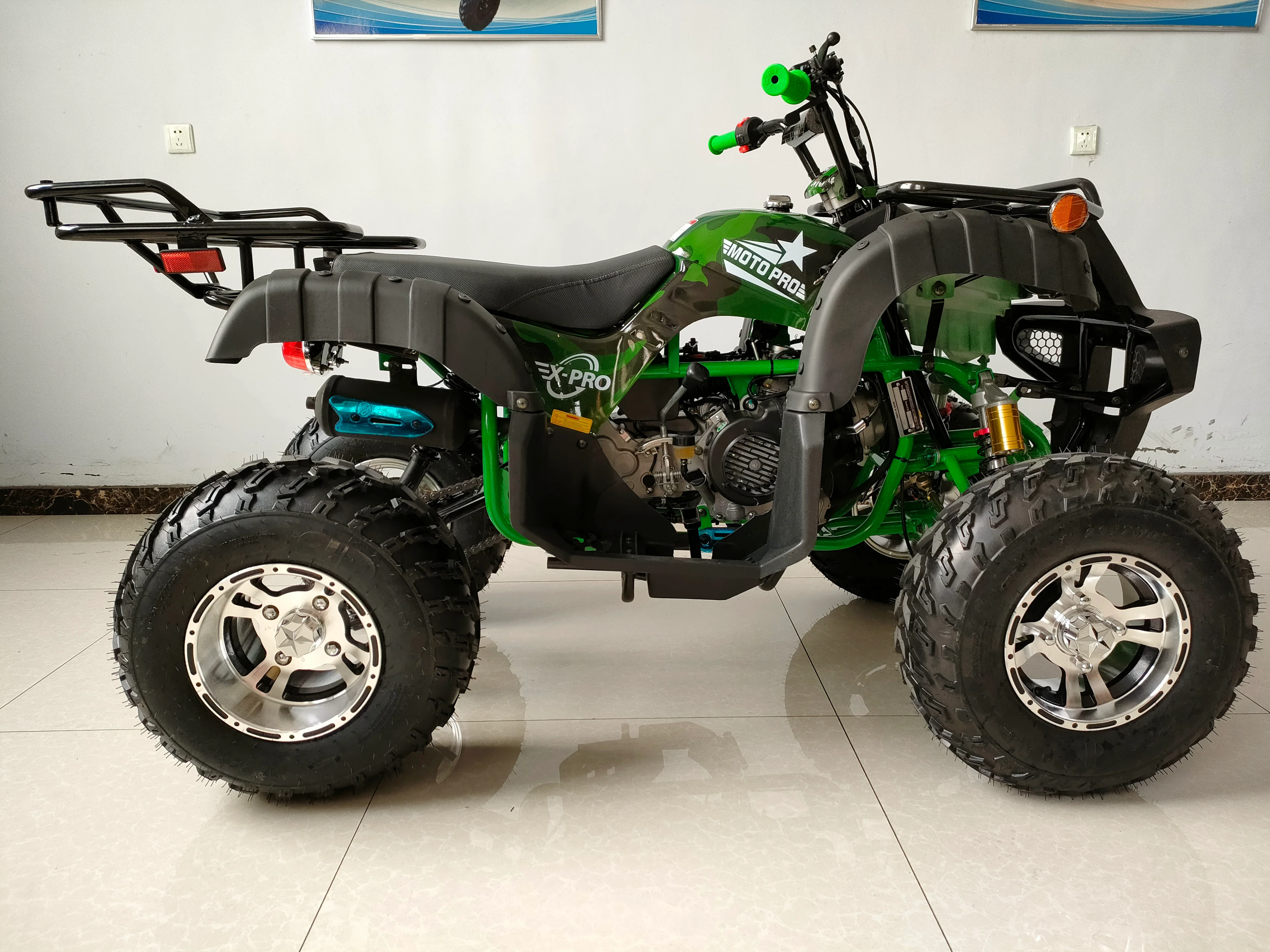 Free Shipping! X-PRO Jaguar 200 Utility ATV with Automatic Transmission w/Reverse, LED Headlight, Big 23in/22in Aluminium Rim Wheels! - Image 19