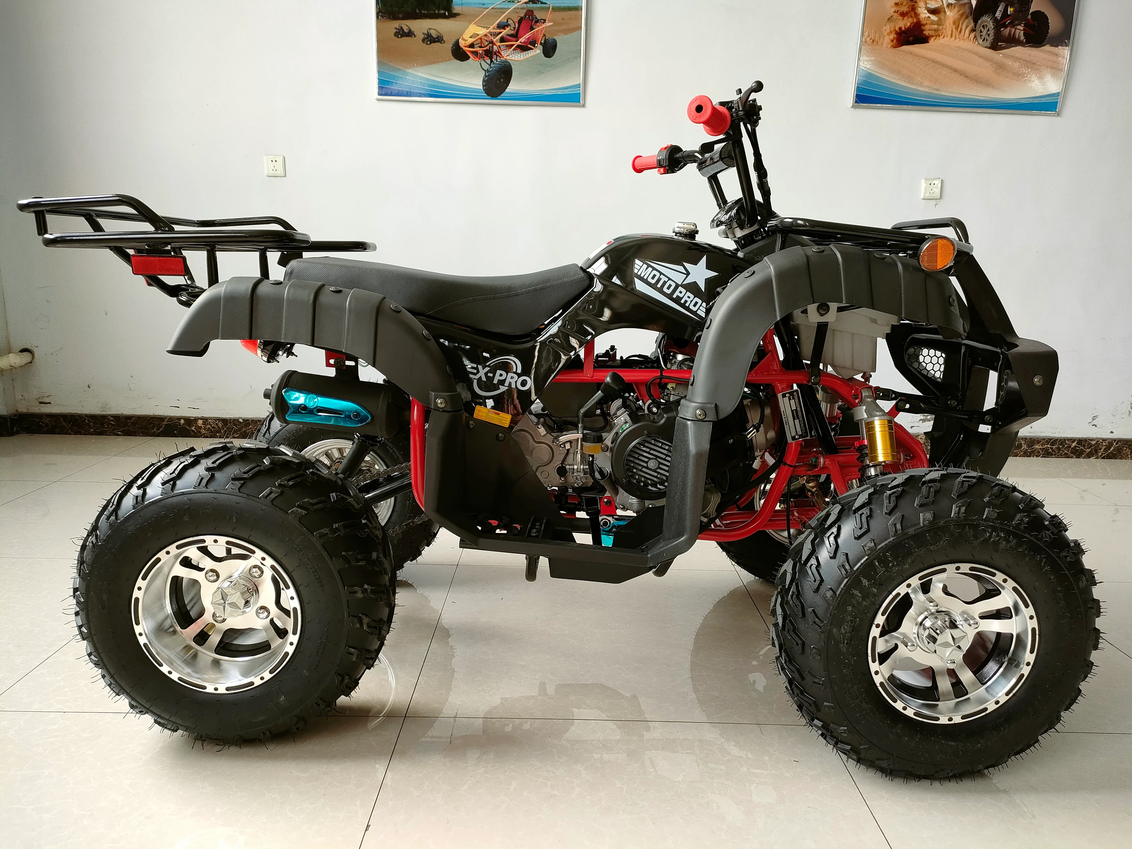 Free Shipping! X-PRO Jaguar 200 Utility ATV with Automatic Transmission w/Reverse, LED Headlight, Big 23in/22in Aluminium Rim Wheels! - Image 4