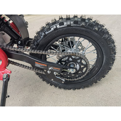 Free Shipping! X-PRO X27 125cc Dirt Bike with 4-Speed Semi-Automatic Transmission, Kick Start, Big 14in/12in Tires! Zongshen Brand Engine! - Image 18