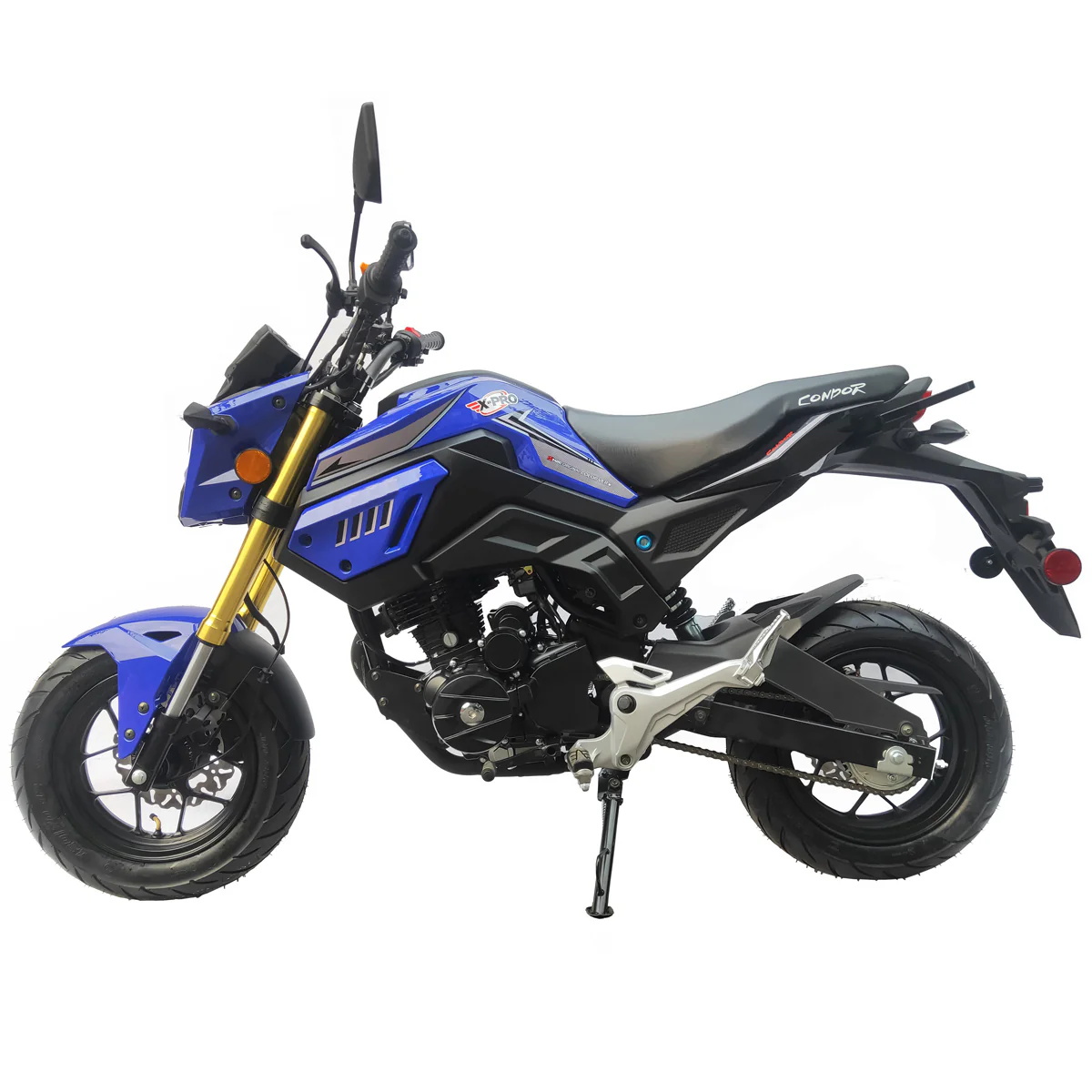 Free Shipping! X-PRO Condor150cc Street Motorcycle with 5-Speed Manual Transmission, Electric/Kick Start! 12in Wheels! - Image 10