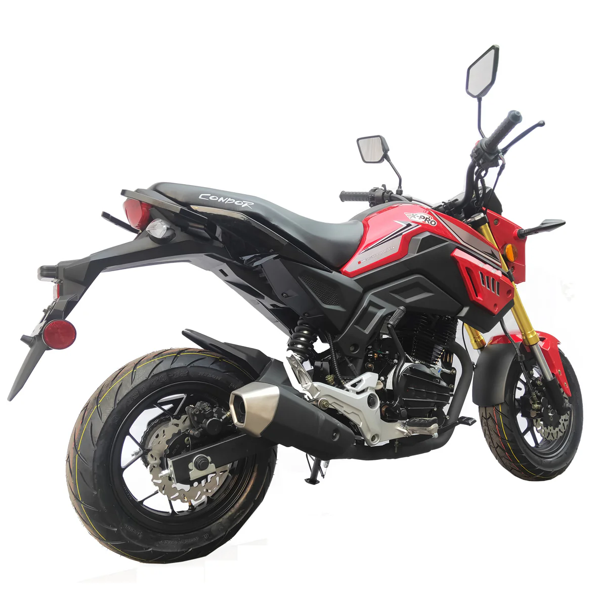 Free Shipping! X-PRO Condor150cc Street Motorcycle with 5-Speed Manual Transmission, Electric/Kick Start! 12in Wheels! - Image 14