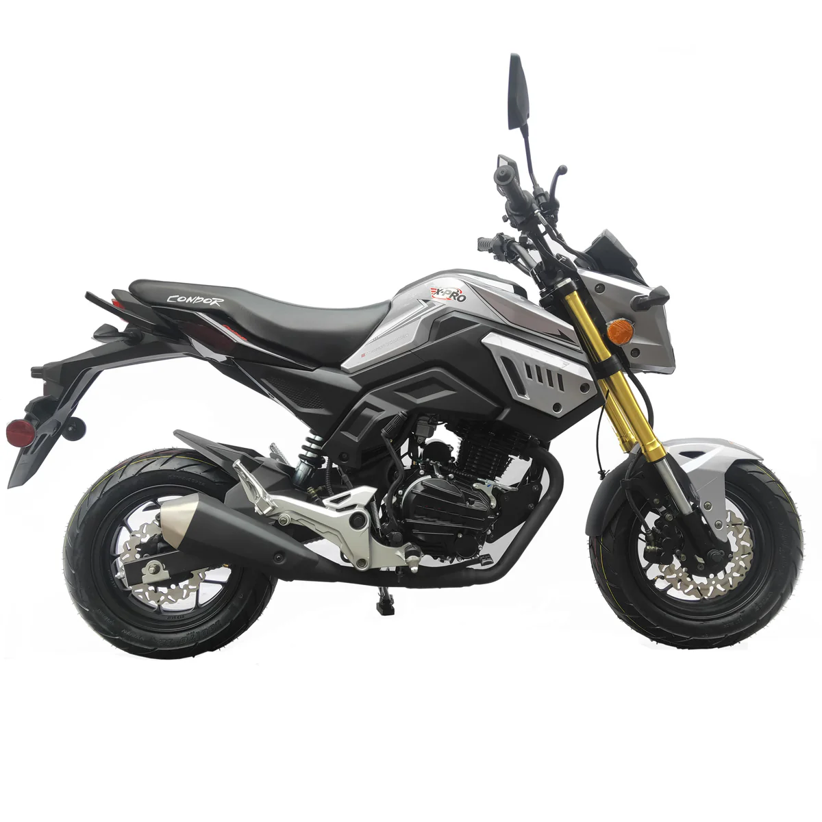 Free Shipping! X-PRO Condor150cc Street Motorcycle with 5-Speed Manual Transmission, Electric/Kick Start! 12in Wheels! - Image 3