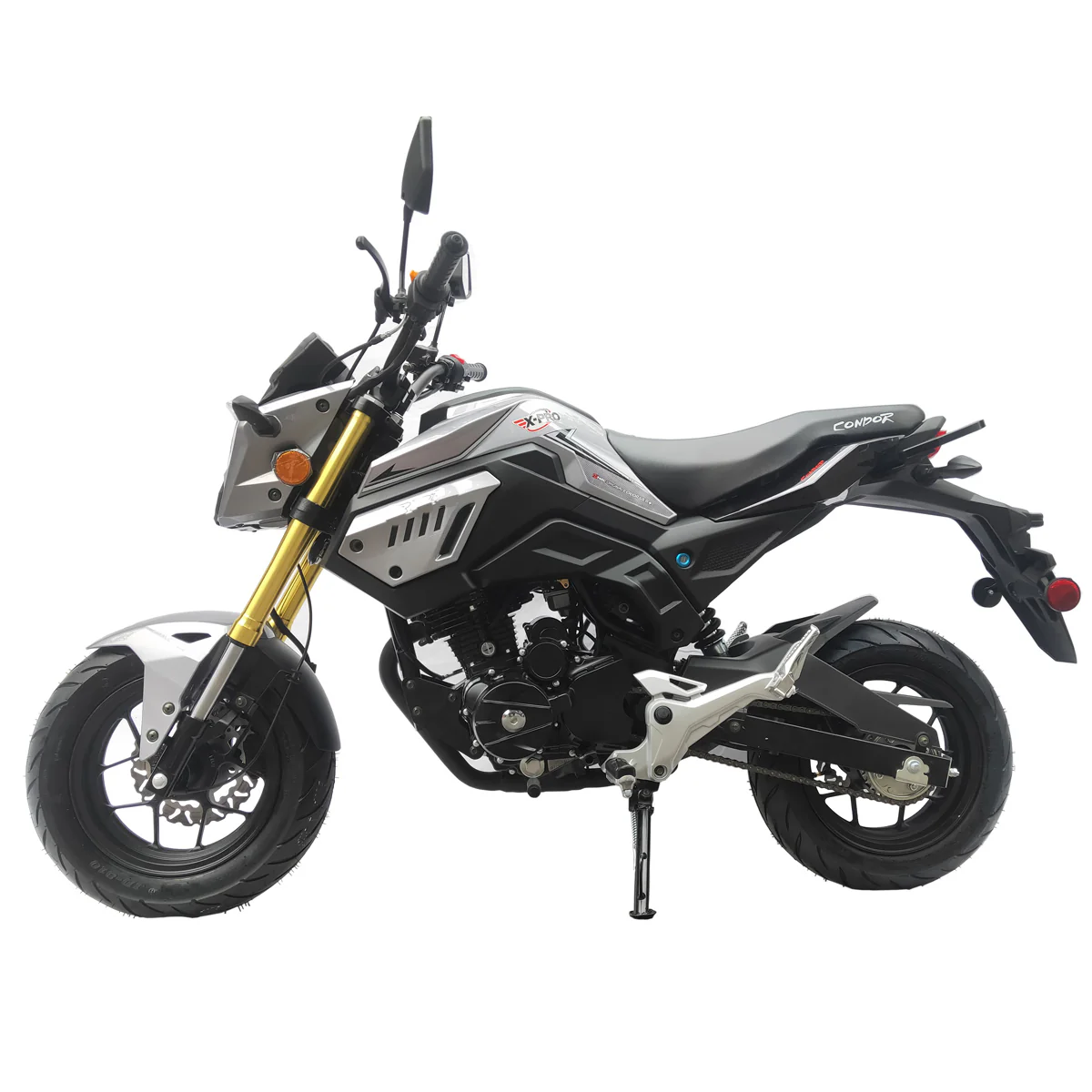 Free Shipping! X-PRO Condor150cc Street Motorcycle with 5-Speed Manual Transmission, Electric/Kick Start! 12in Wheels! - Image 5