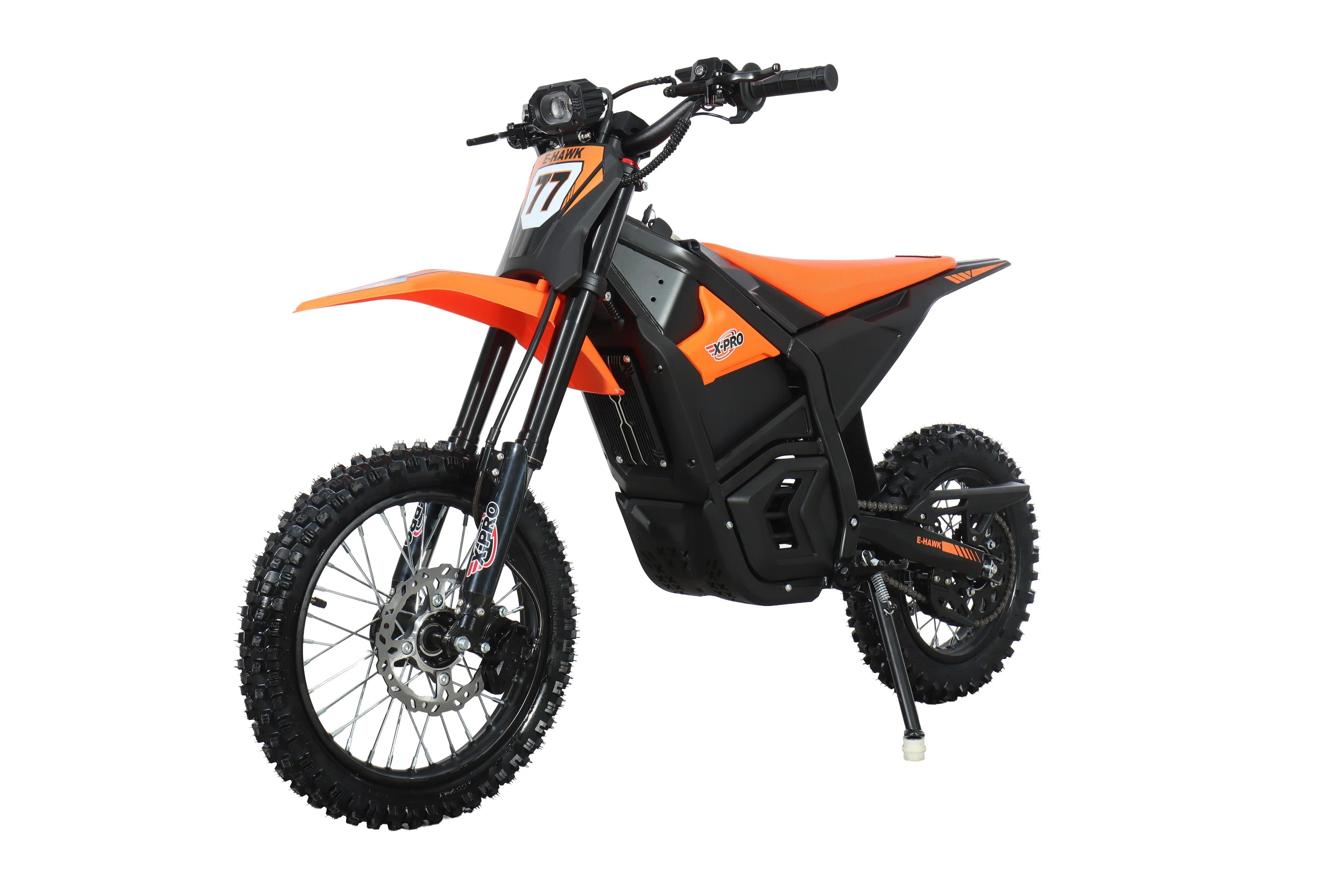 Free Shipping! X-PRO E-HAWK Electric Dirt Bike — 3500W Peak Mid-Drive Gearbox, 48V 23.5Ah, Up to 42+ MPH - Image 12