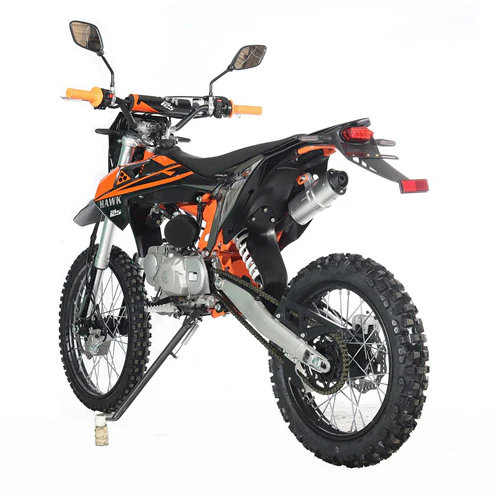 Free Shipping! X-PRO Hawk 125cc Dirt Bike with All Lights and 4-speed Manual Transmission! Electric/Kick Start, Big 19in/16in Tires! Zongshen Brand Engine! - Image 16