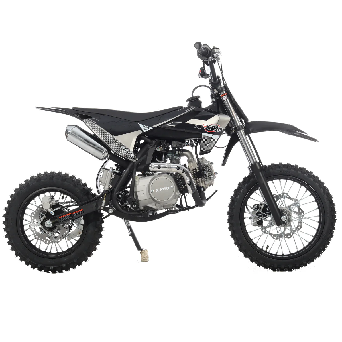 Free Shipping! X-PRO X29 110cc K013 Dirt Bike with Automatic Transmission, Electric Start, Big 14in/12in Tires! Cradle Type Steel Tube Frame! - Image 3
