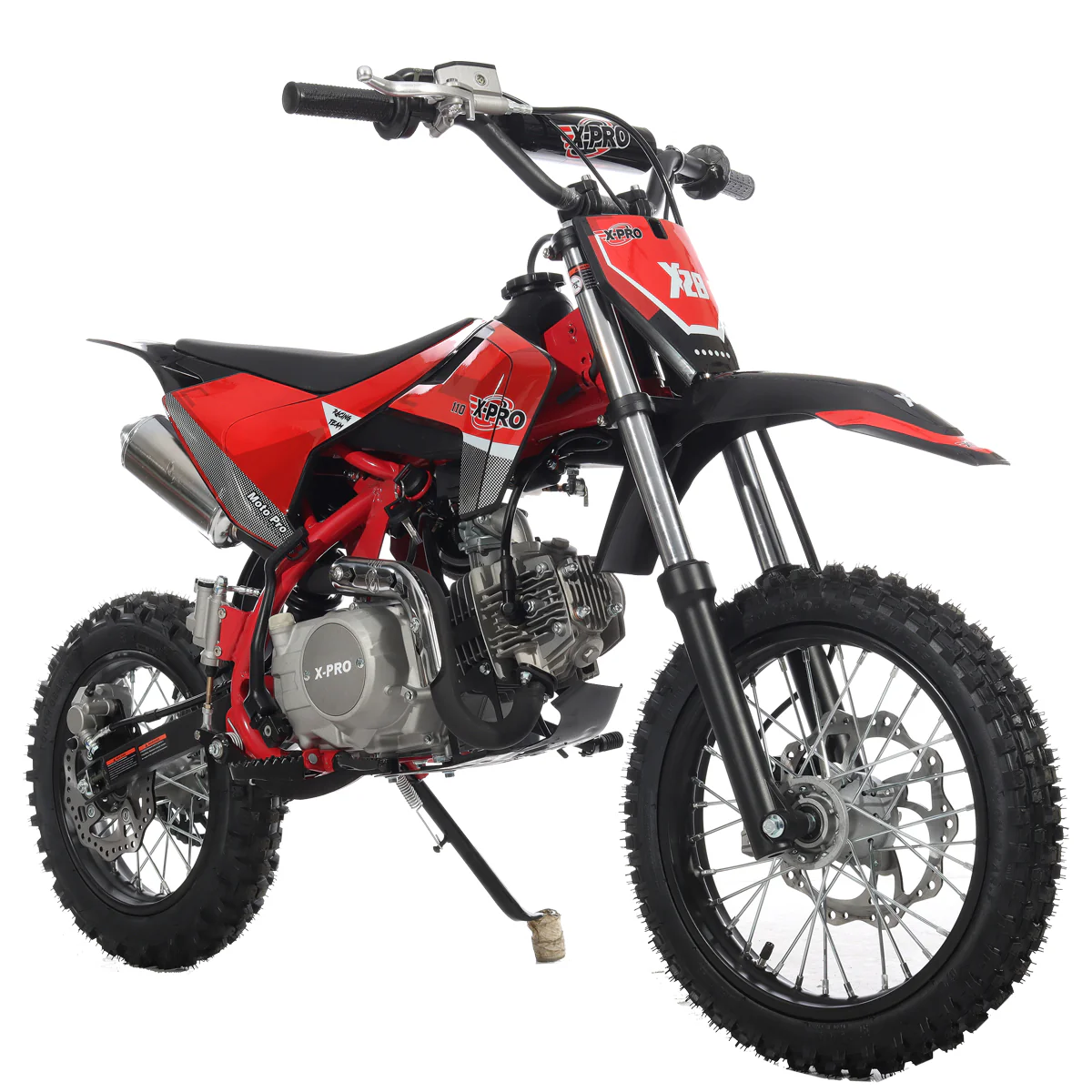 Free Shipping! X-PRO X29 110cc K013 Dirt Bike with Automatic Transmission, Electric Start, Big 14in/12in Tires! Cradle Type Steel Tube Frame! - Image 7