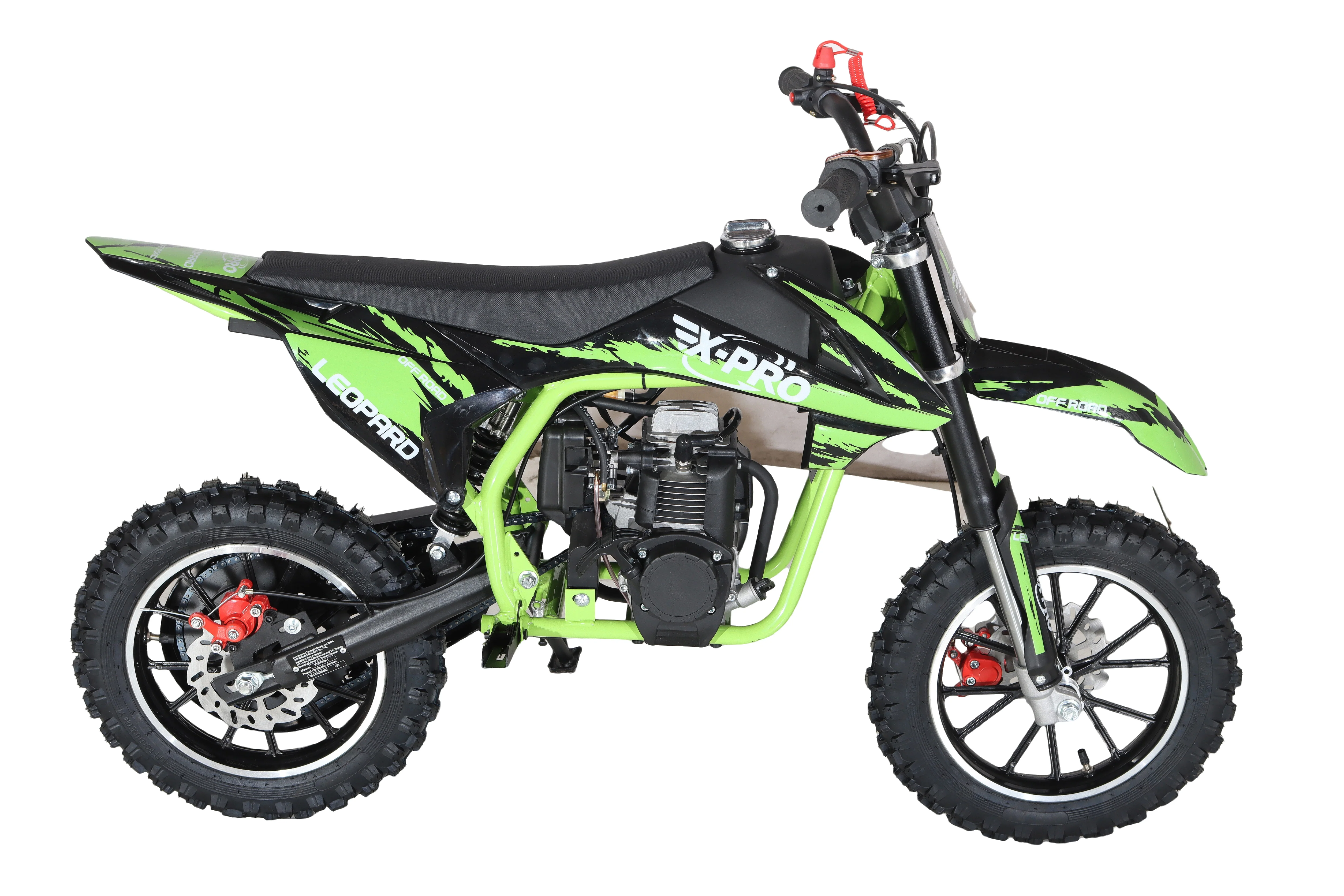 Free Shipping!X-PRO Leopard Mini Dirt Bike, Gas Power 4 Stroke Dirt Bike! 40CC Pit Bike, Pull Start, 10" Wheels! - Image 19