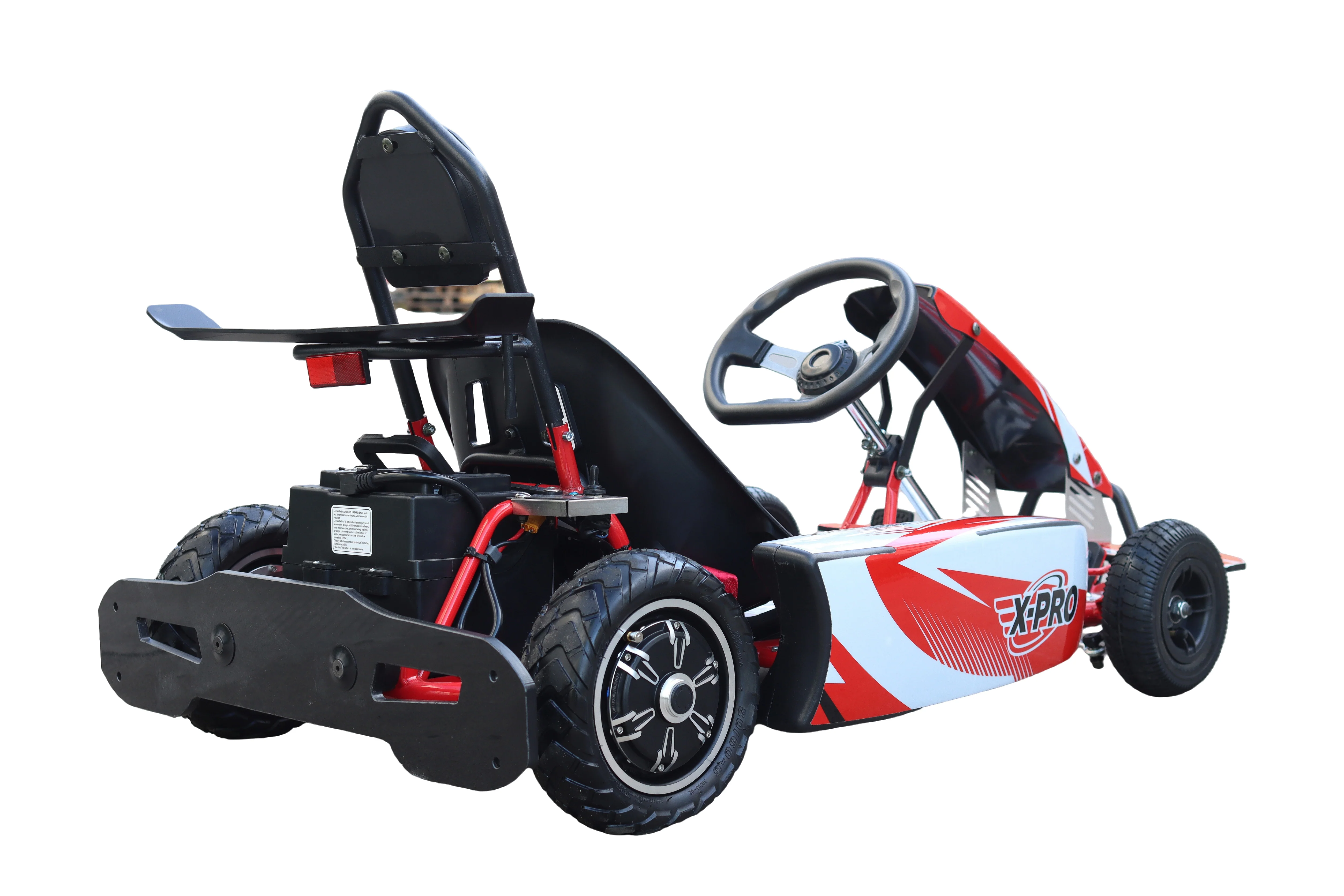 Free Shipping! X-PRO Rambler 700W 350W*2 Kids Electric Go Kart with Reverse and Disc Brake! 6in Tires! - Image 13