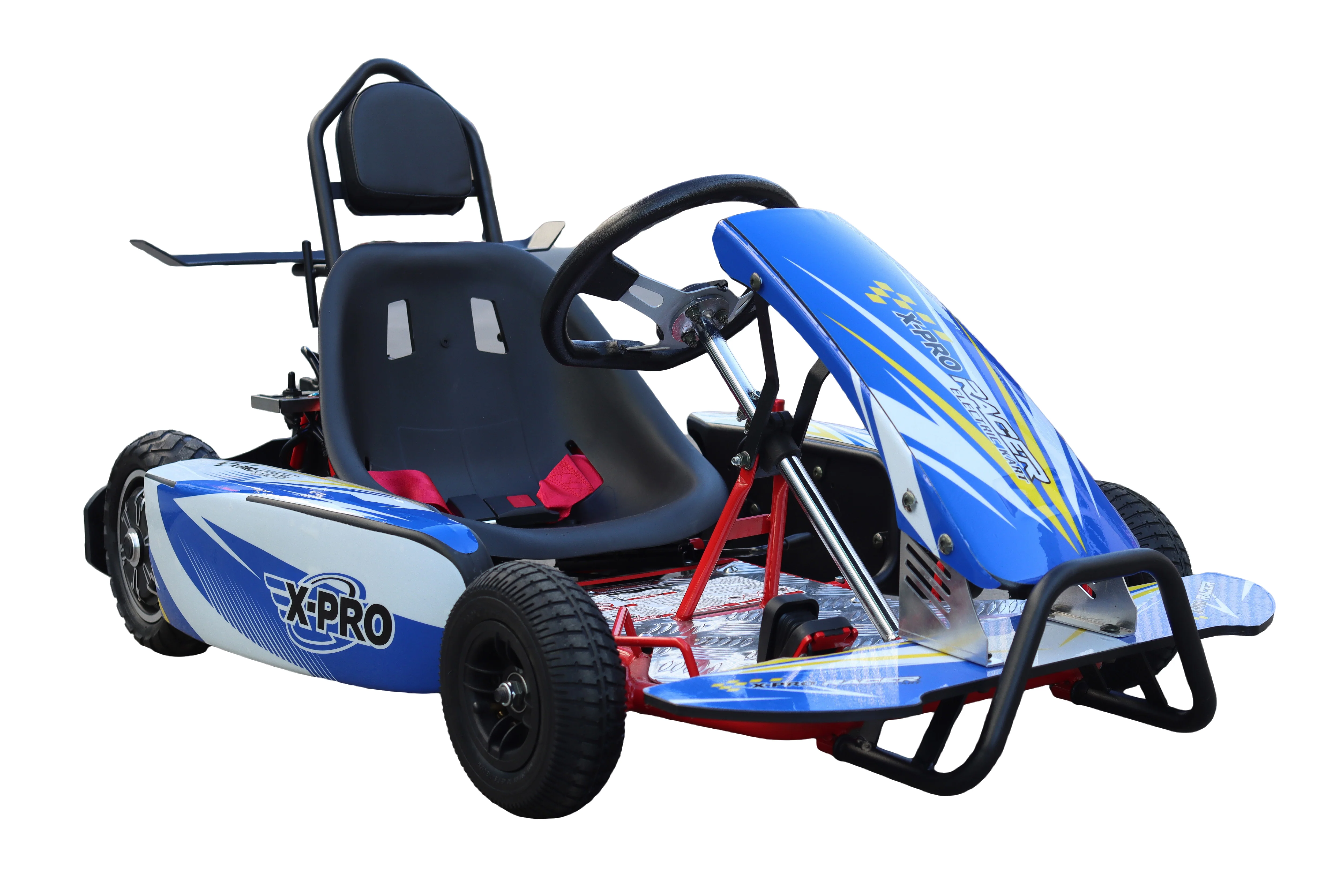 Free Shipping! X-PRO Rambler 700W 350W*2 Kids Electric Go Kart with Reverse and Disc Brake! 6in Tires! - Image 3