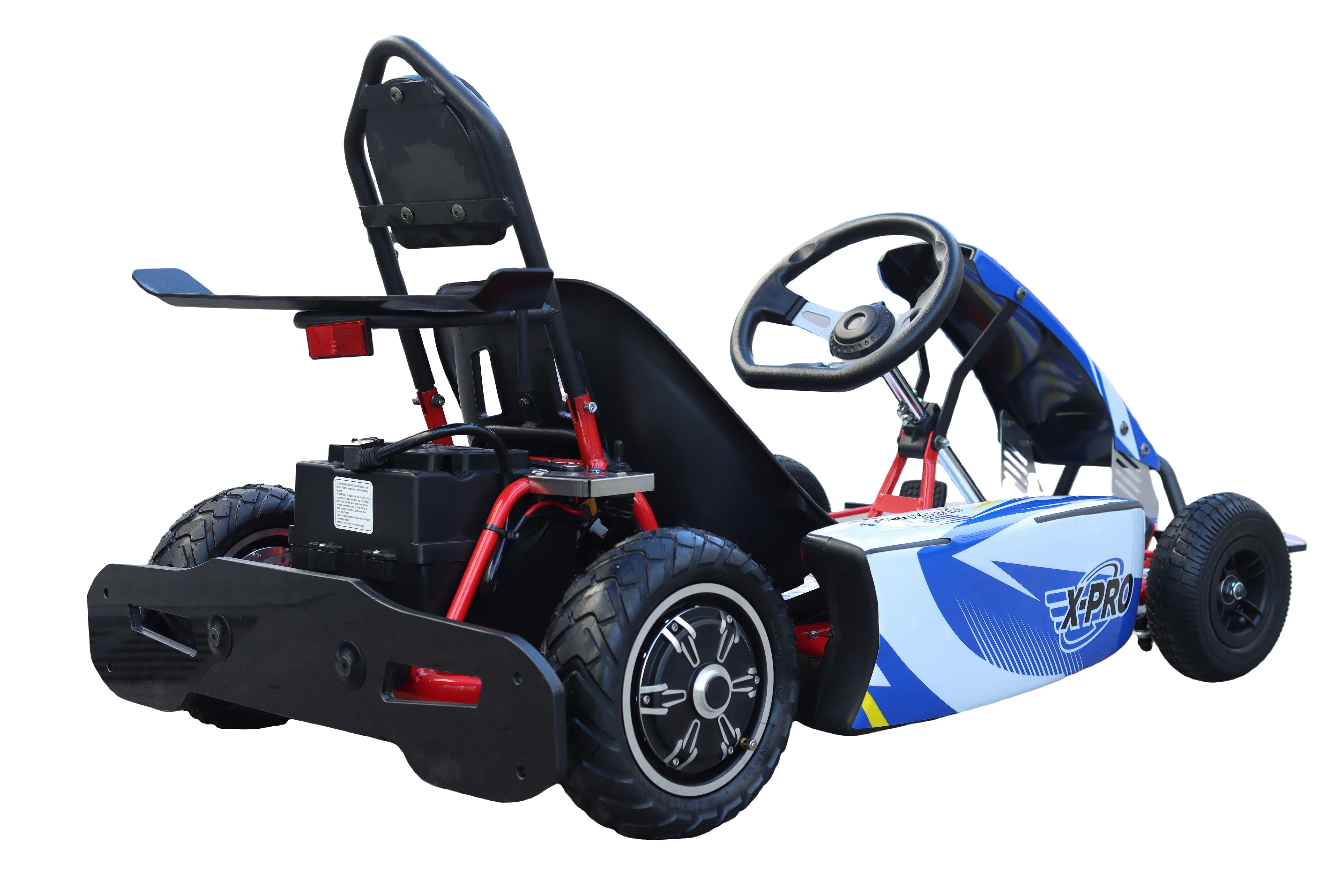 Free Shipping! X-PRO Rambler 700W 350W*2 Kids Electric Go Kart with Reverse and Disc Brake! 6in Tires! - Image 5