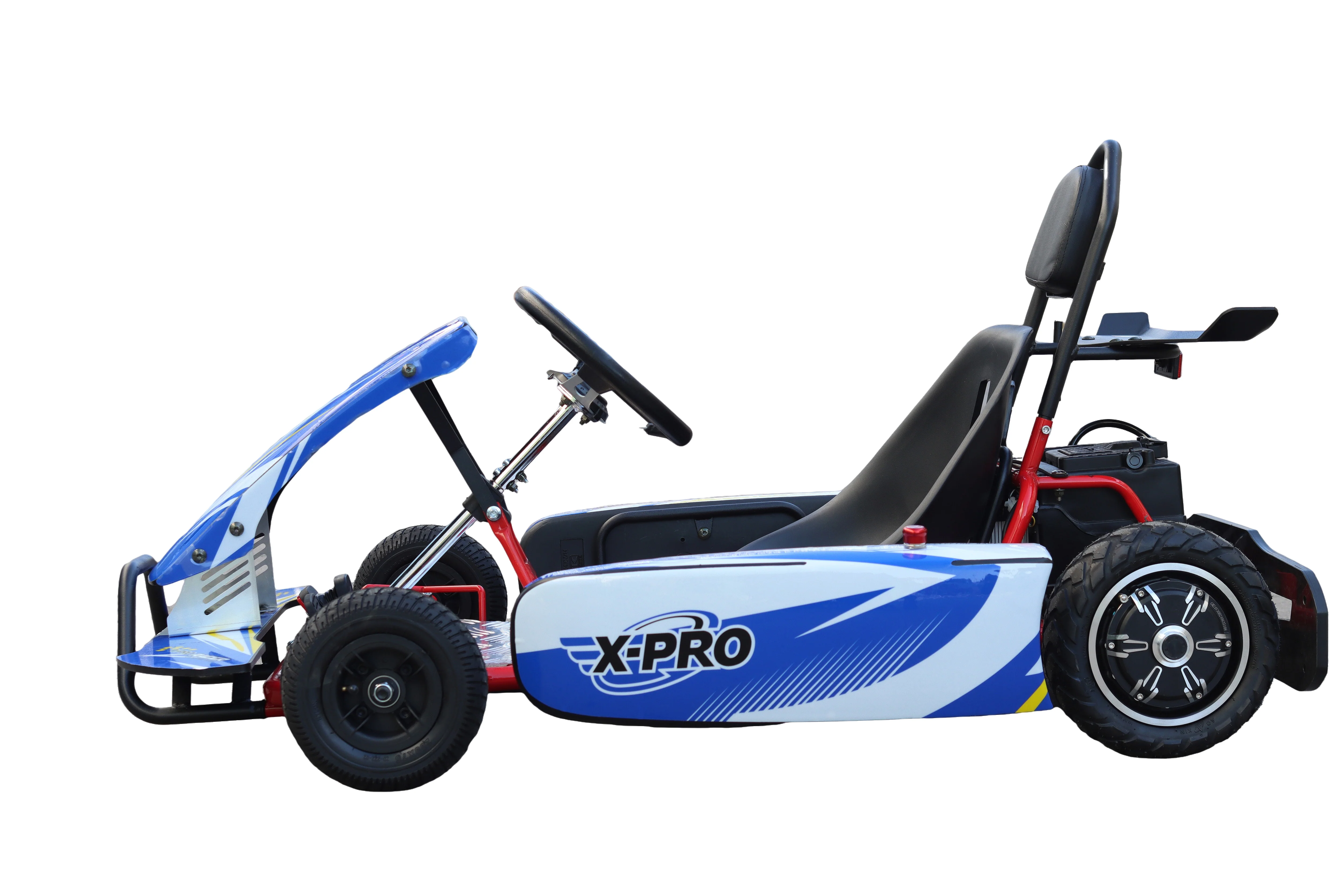 Free Shipping! X-PRO Rambler 700W 350W*2 Kids Electric Go Kart with Reverse and Disc Brake! 6in Tires! - Image 8