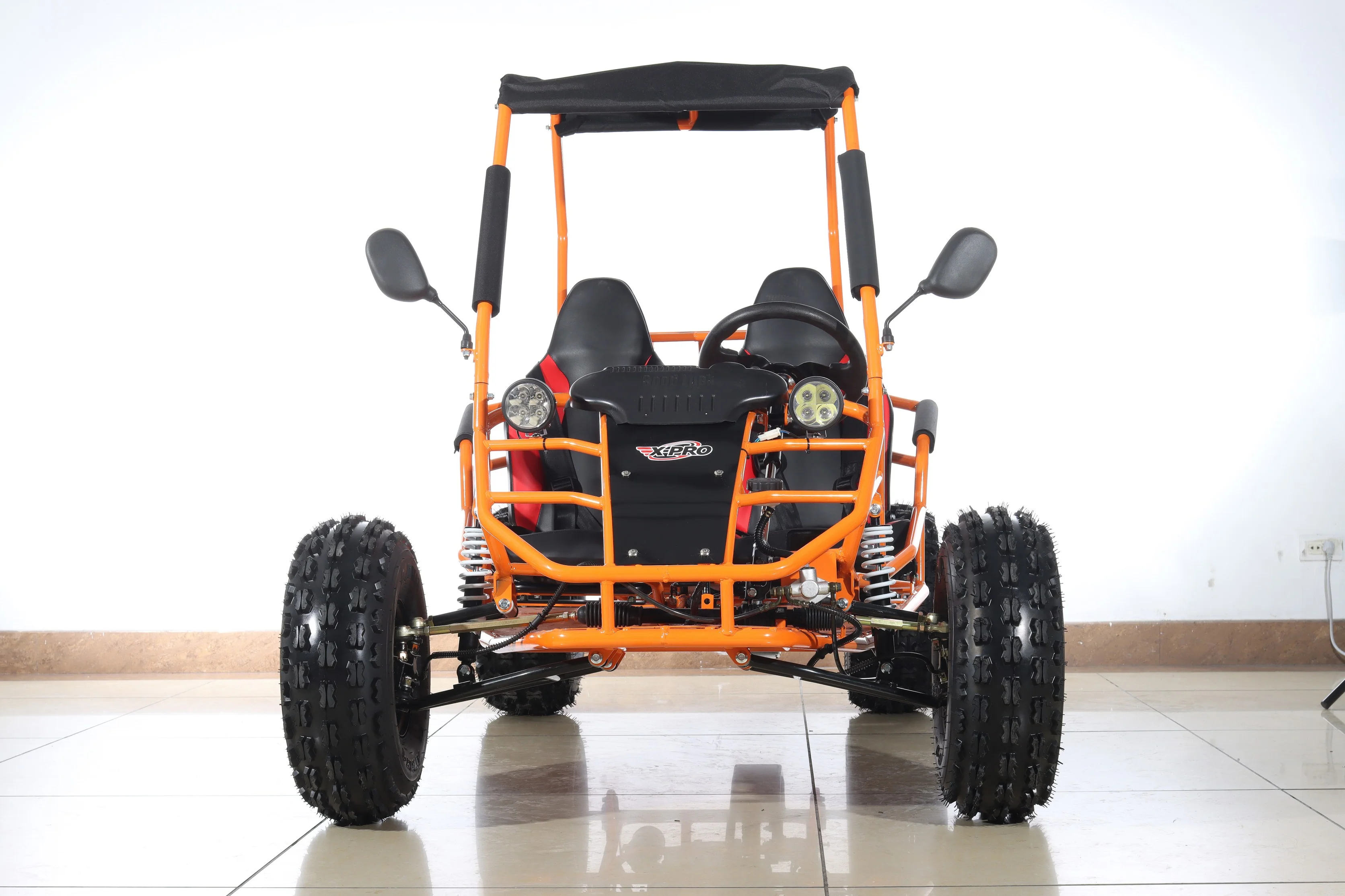 Free shipping! X-PRO Rover 125cc Go Kart with 3-Speed Semi-Automatic Transmission w/Reverse, LED Headlights, Big 19in/18in Wheels! - Image 10