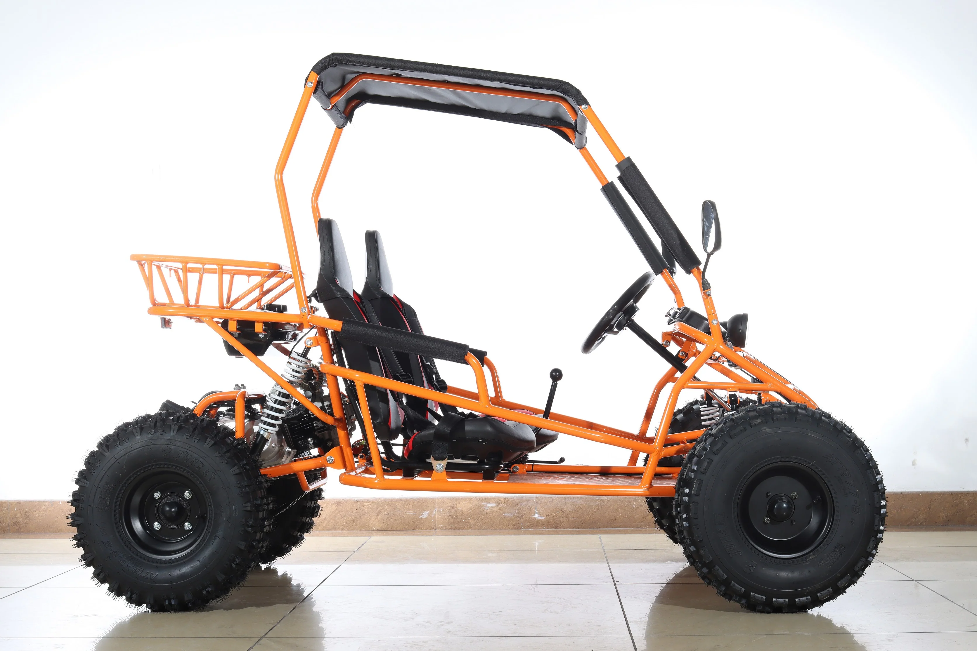 Free shipping! X-PRO Rover 125cc Go Kart with 3-Speed Semi-Automatic Transmission w/Reverse, LED Headlights, Big 19in/18in Wheels! - Image 12