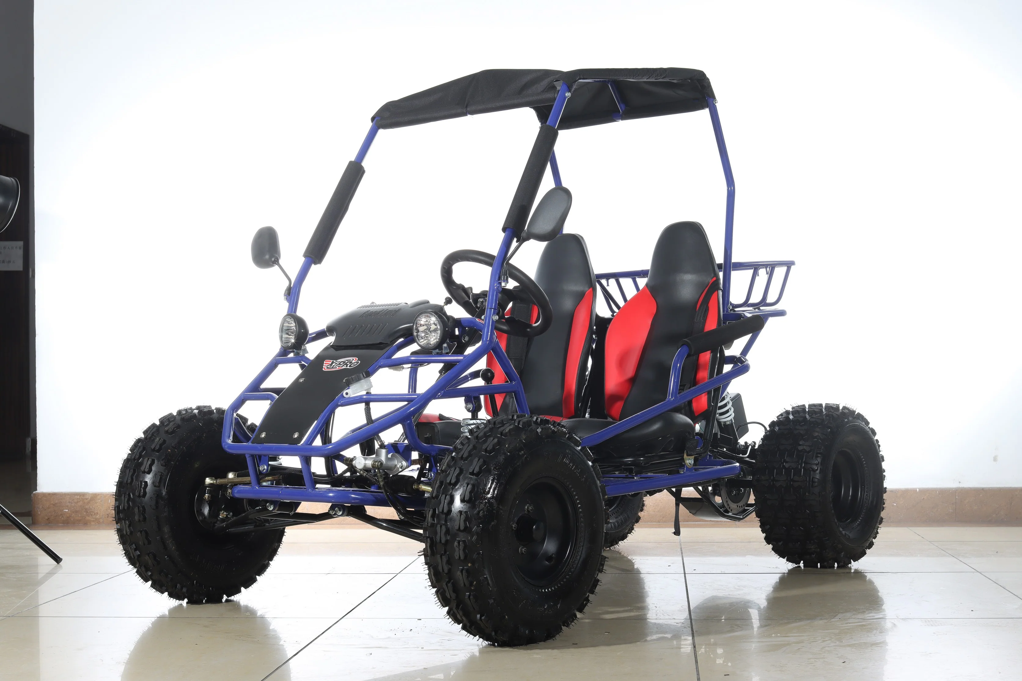 Free shipping! X-PRO Rover 125cc Go Kart with 3-Speed Semi-Automatic Transmission w/Reverse, LED Headlights, Big 19in/18in Wheels! - Image 17