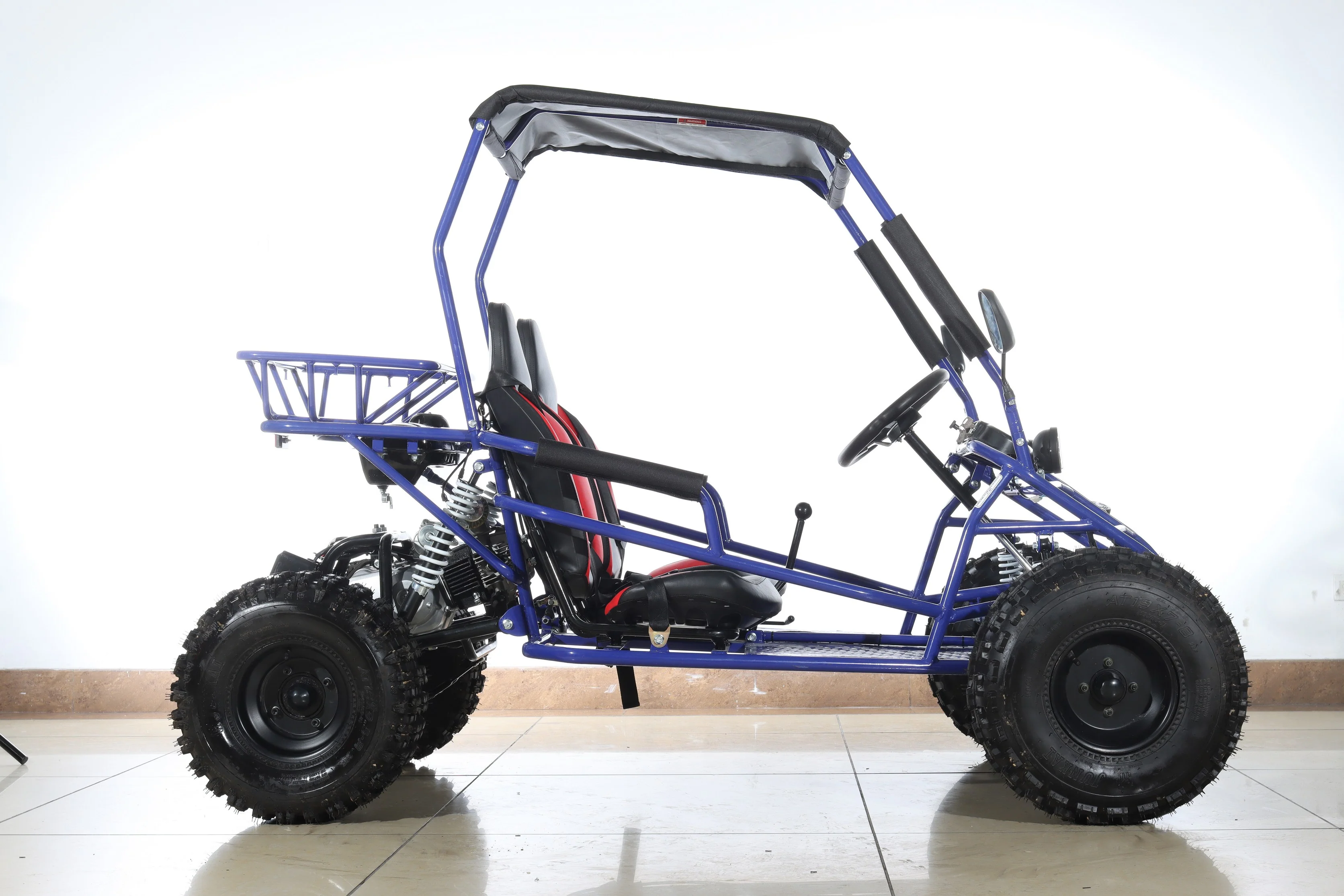 Free shipping! X-PRO Rover 125cc Go Kart with 3-Speed Semi-Automatic Transmission w/Reverse, LED Headlights, Big 19in/18in Wheels! - Image 20