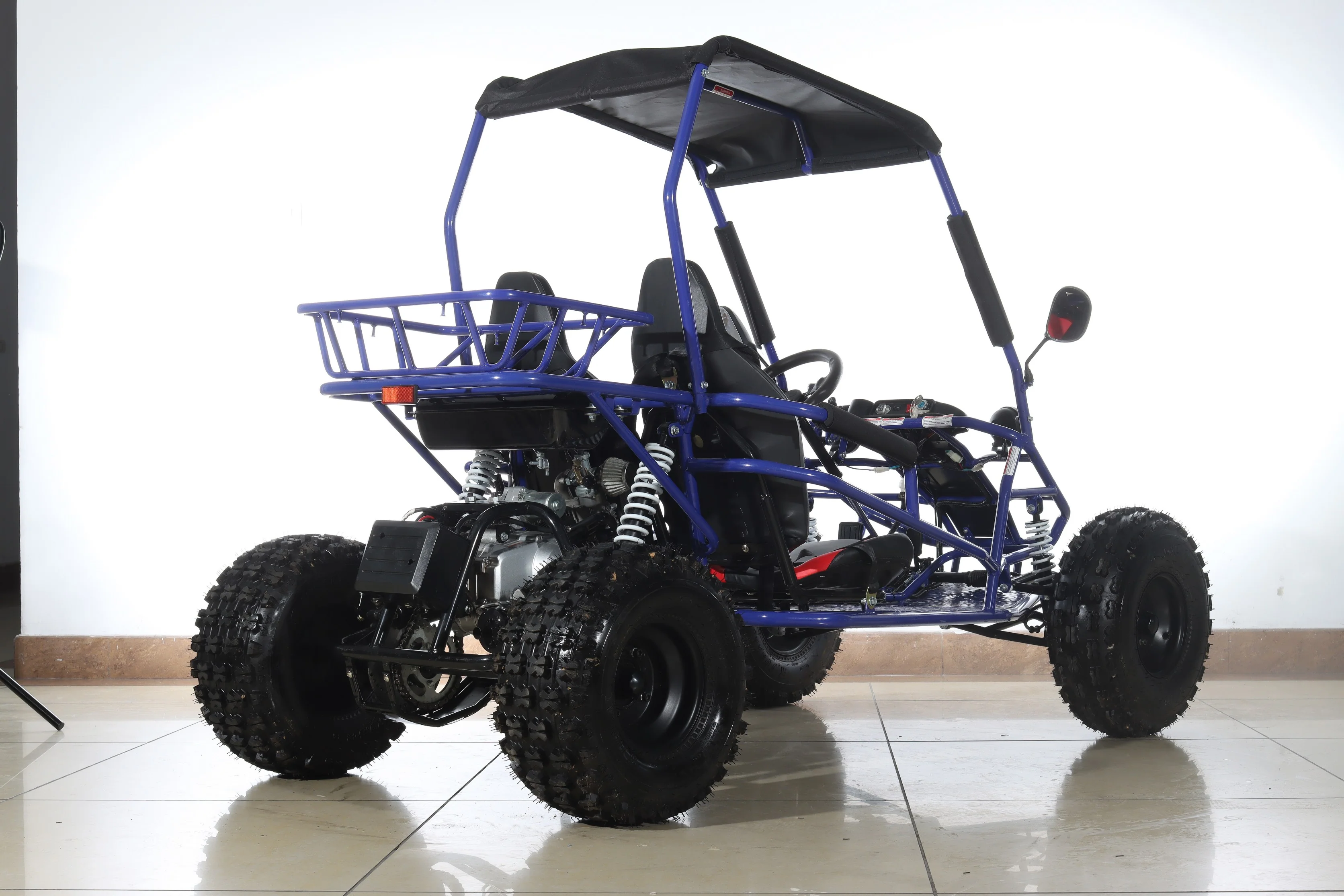 Free shipping! X-PRO Rover 125cc Go Kart with 3-Speed Semi-Automatic Transmission w/Reverse, LED Headlights, Big 19in/18in Wheels! - Image 21