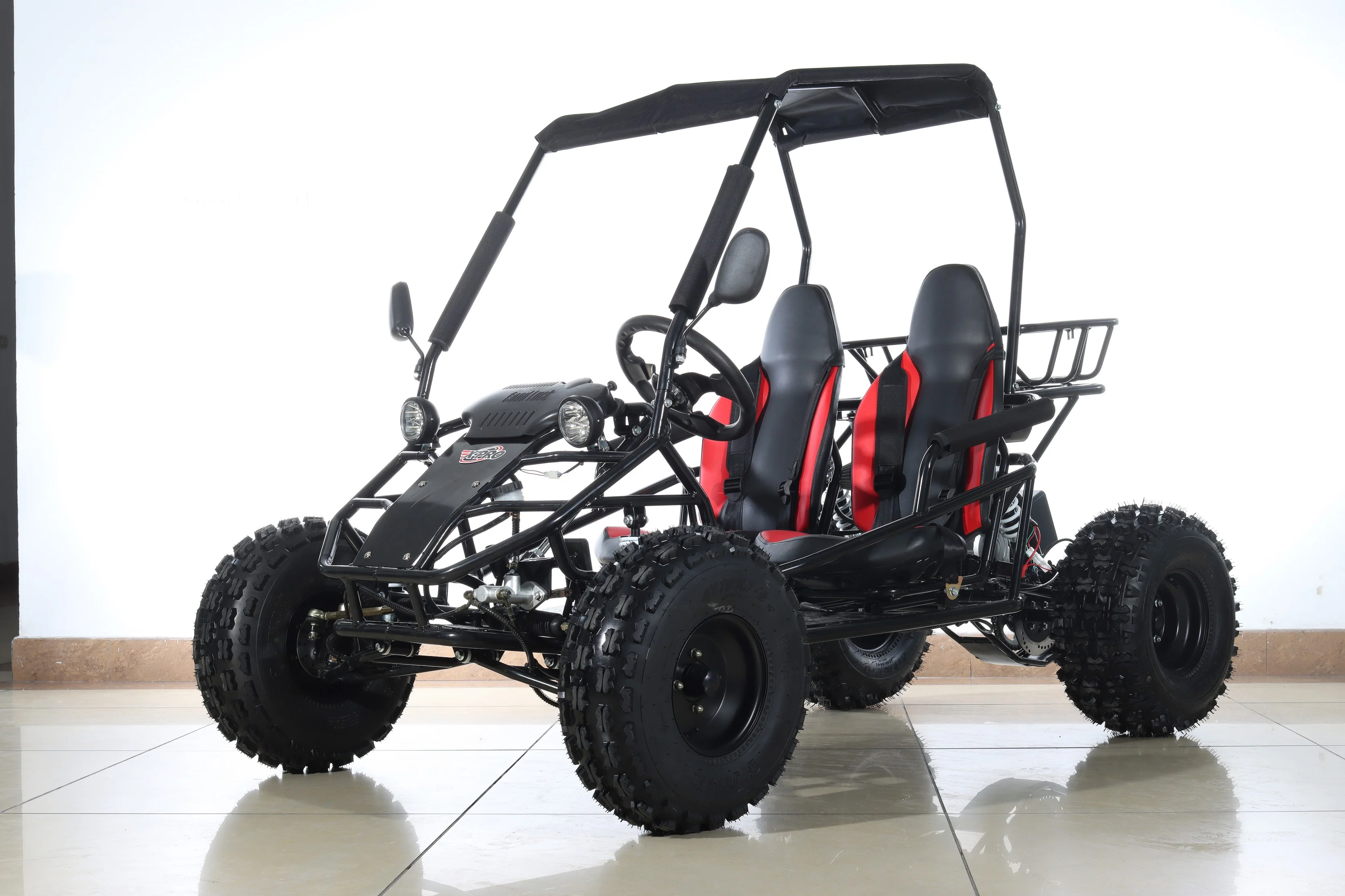 Free shipping! X-PRO Rover 125cc Go Kart with 3-Speed Semi-Automatic Transmission w/Reverse, LED Headlights, Big 19in/18in Wheels! - Image 25