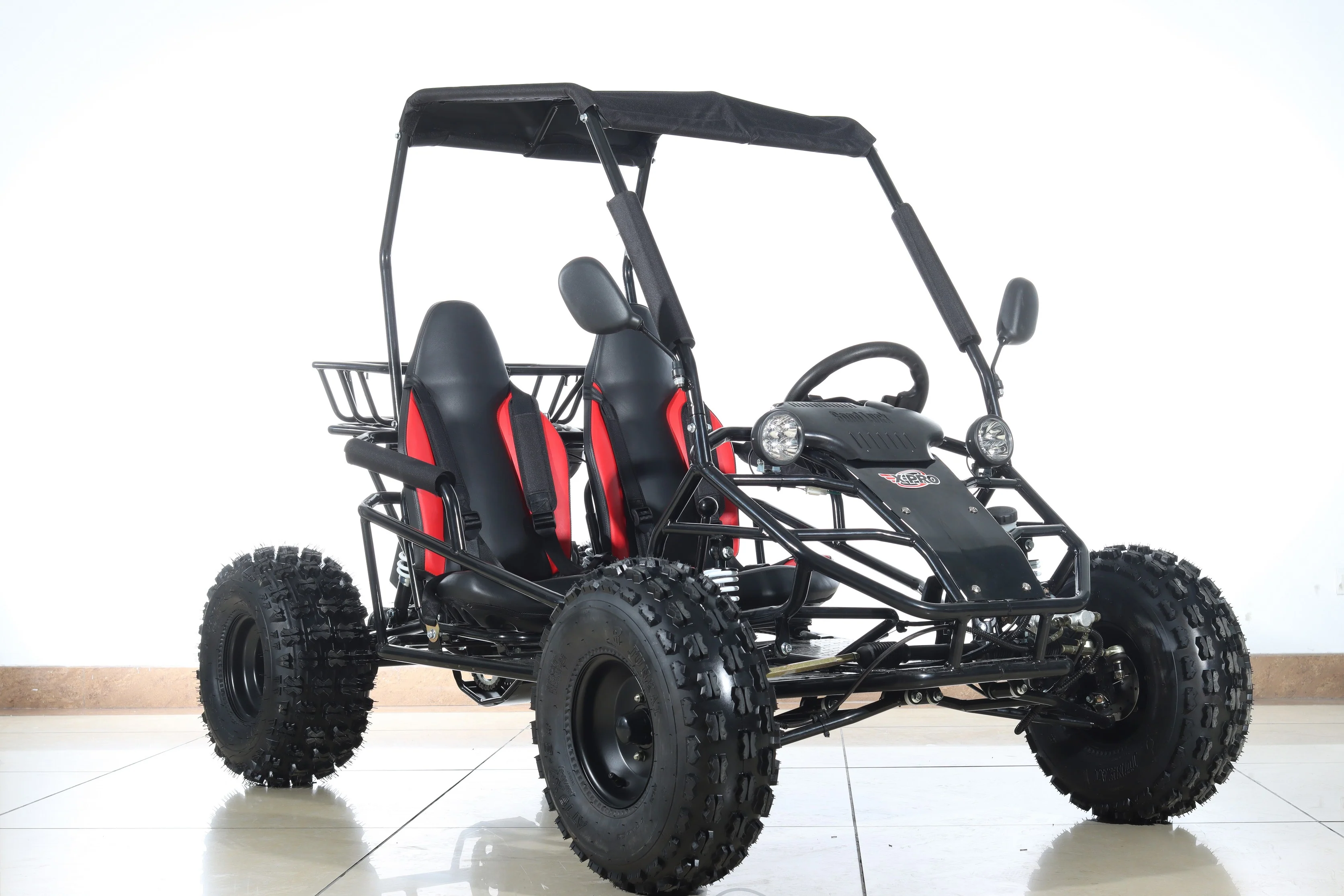 Free shipping! X-PRO Rover 125cc Go Kart with 3-Speed Semi-Automatic Transmission w/Reverse, LED Headlights, Big 19in/18in Wheels! - Image 27