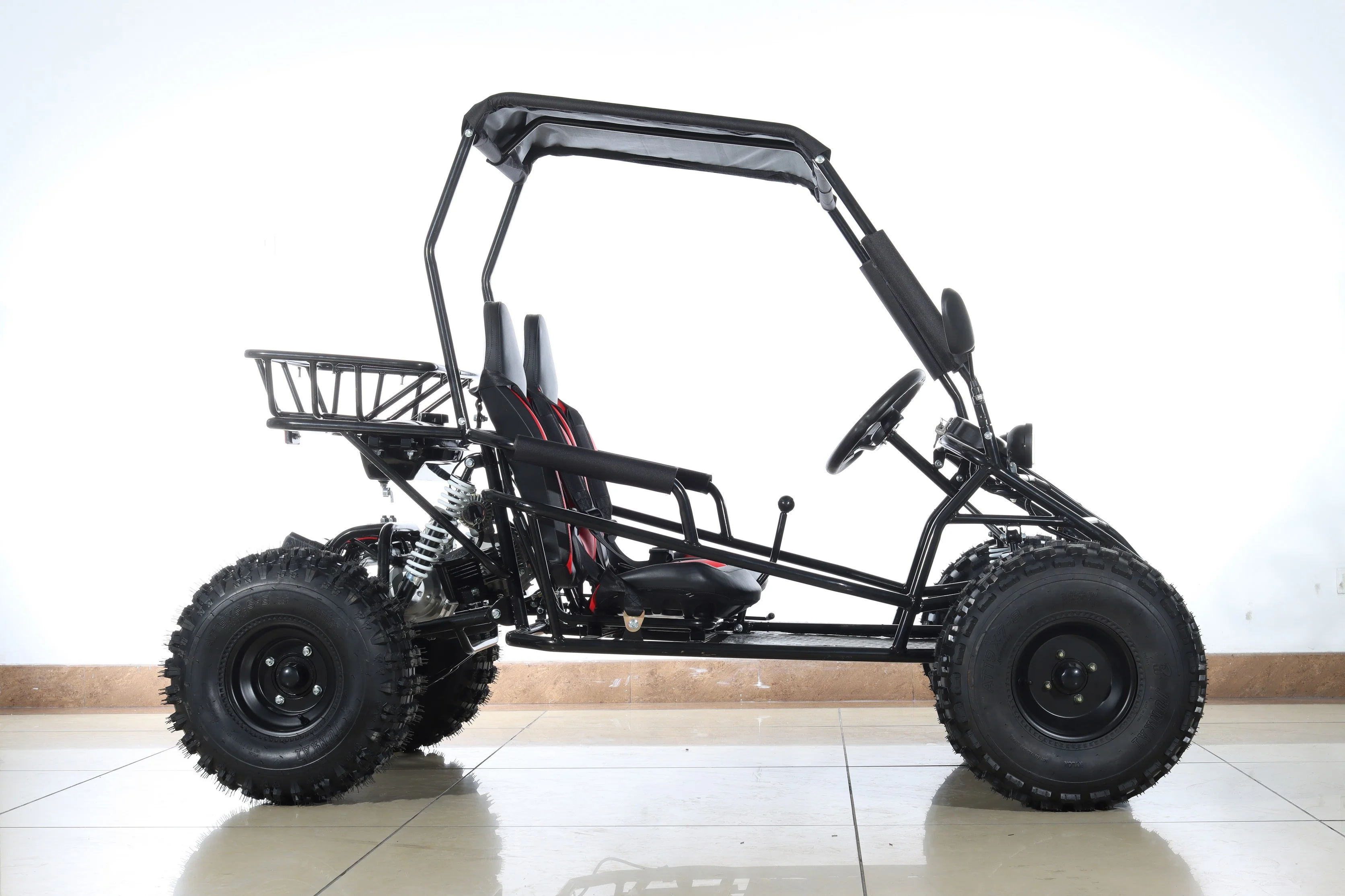 Free shipping! X-PRO Rover 125cc Go Kart with 3-Speed Semi-Automatic Transmission w/Reverse, LED Headlights, Big 19in/18in Wheels! - Image 28