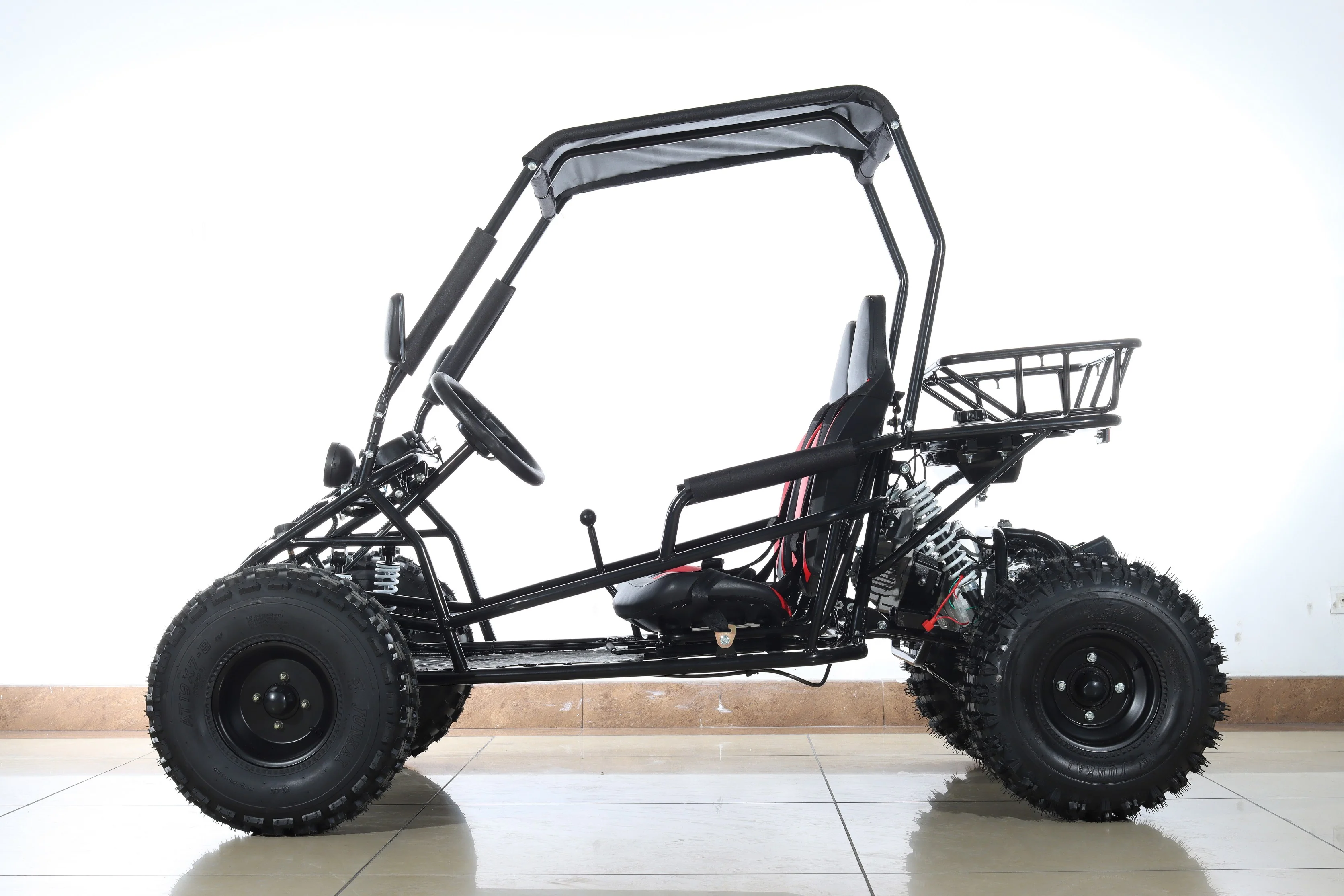 Free shipping! X-PRO Rover 125cc Go Kart with 3-Speed Semi-Automatic Transmission w/Reverse, LED Headlights, Big 19in/18in Wheels! - Image 32