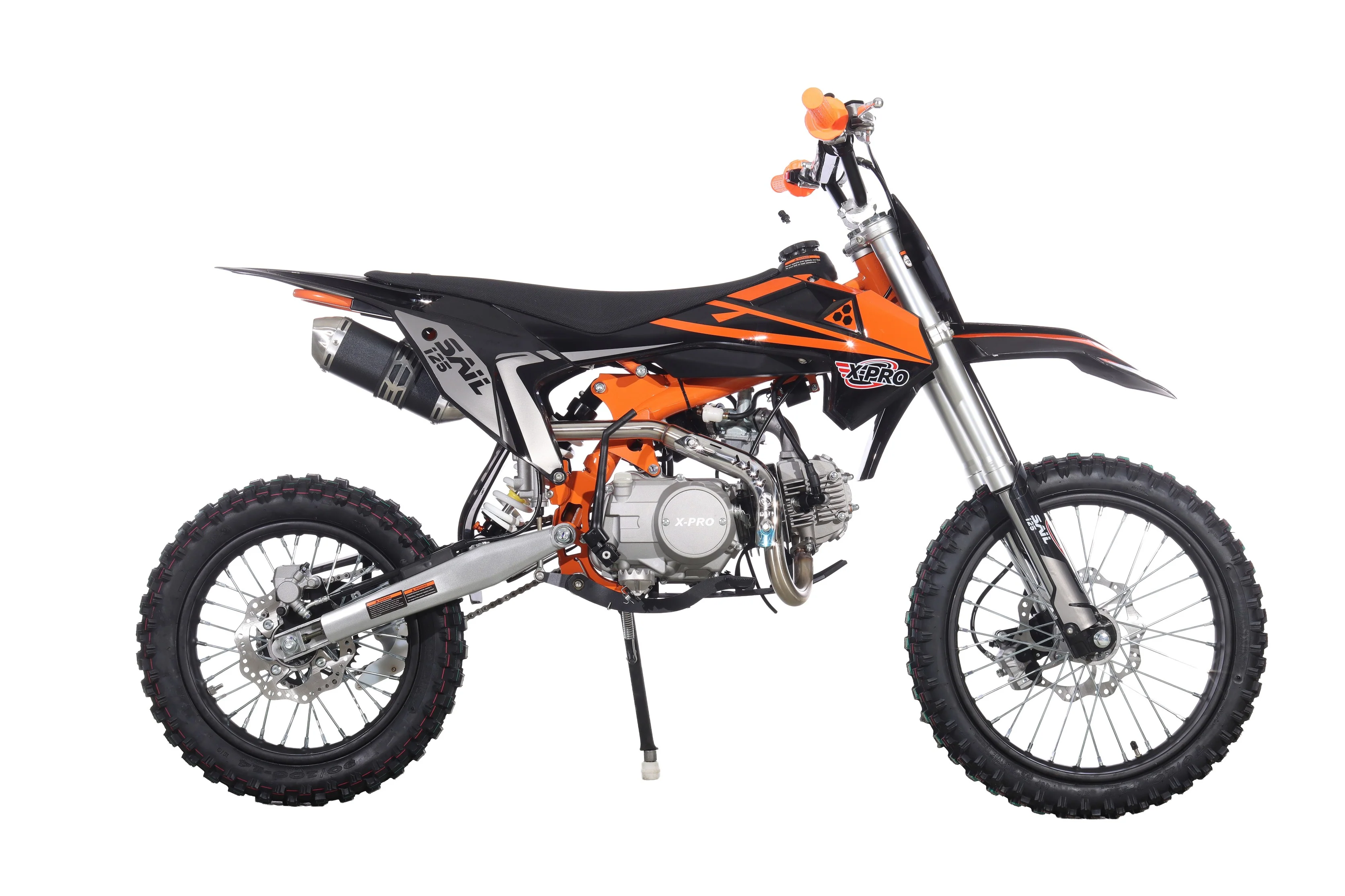 Free Shipping! X-PRO Sail 125 125cc Dirt Bike with 4-speed Manual Transmission! Kick Start, Big 17in/14in Tires! Zongshen Brand Engine! - Image 28