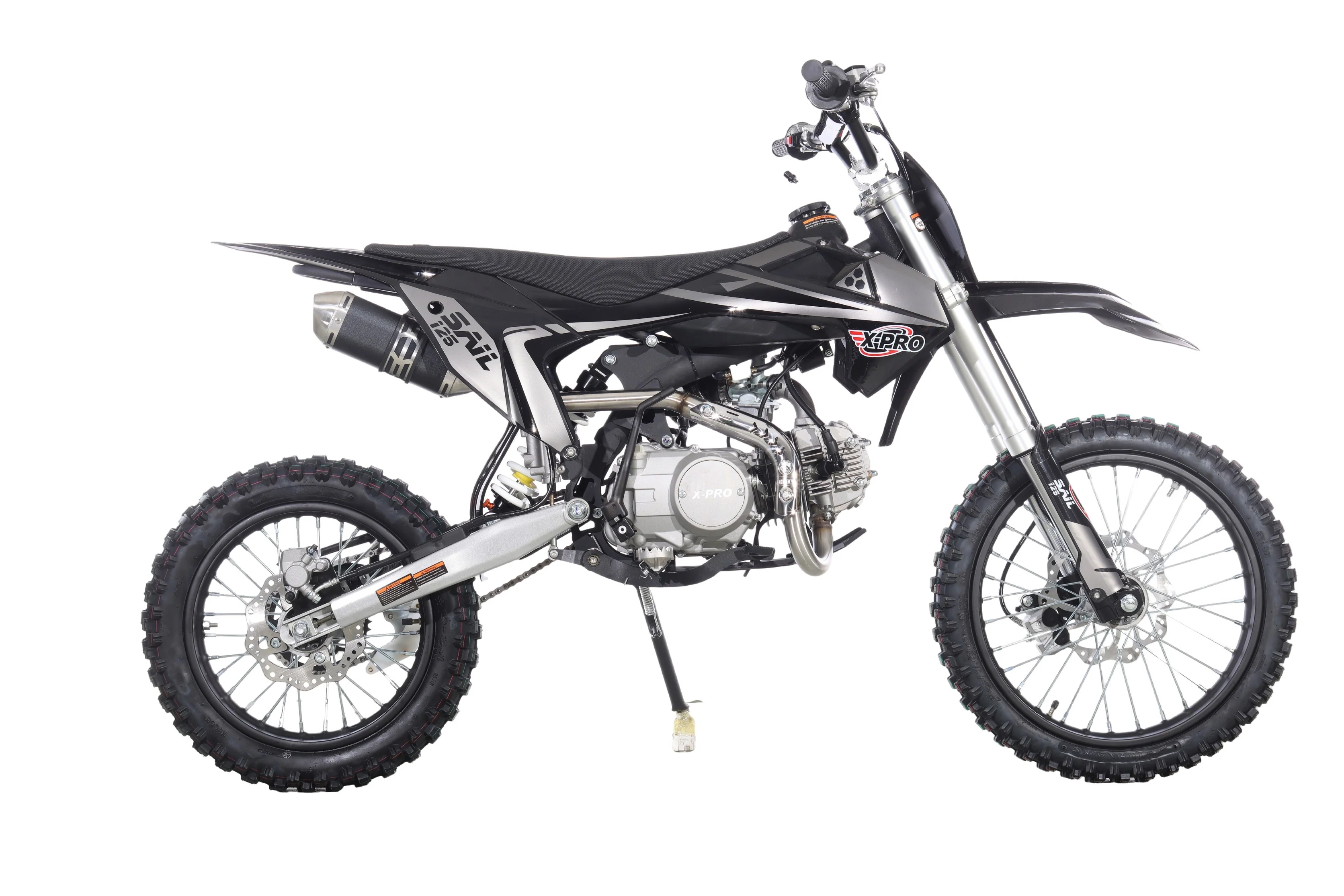Free Shipping! X-PRO Sail 125 125cc Dirt Bike with 4-speed Manual Transmission! Kick Start, Big 17in/14in Tires! Zongshen Brand Engine! - Image 4