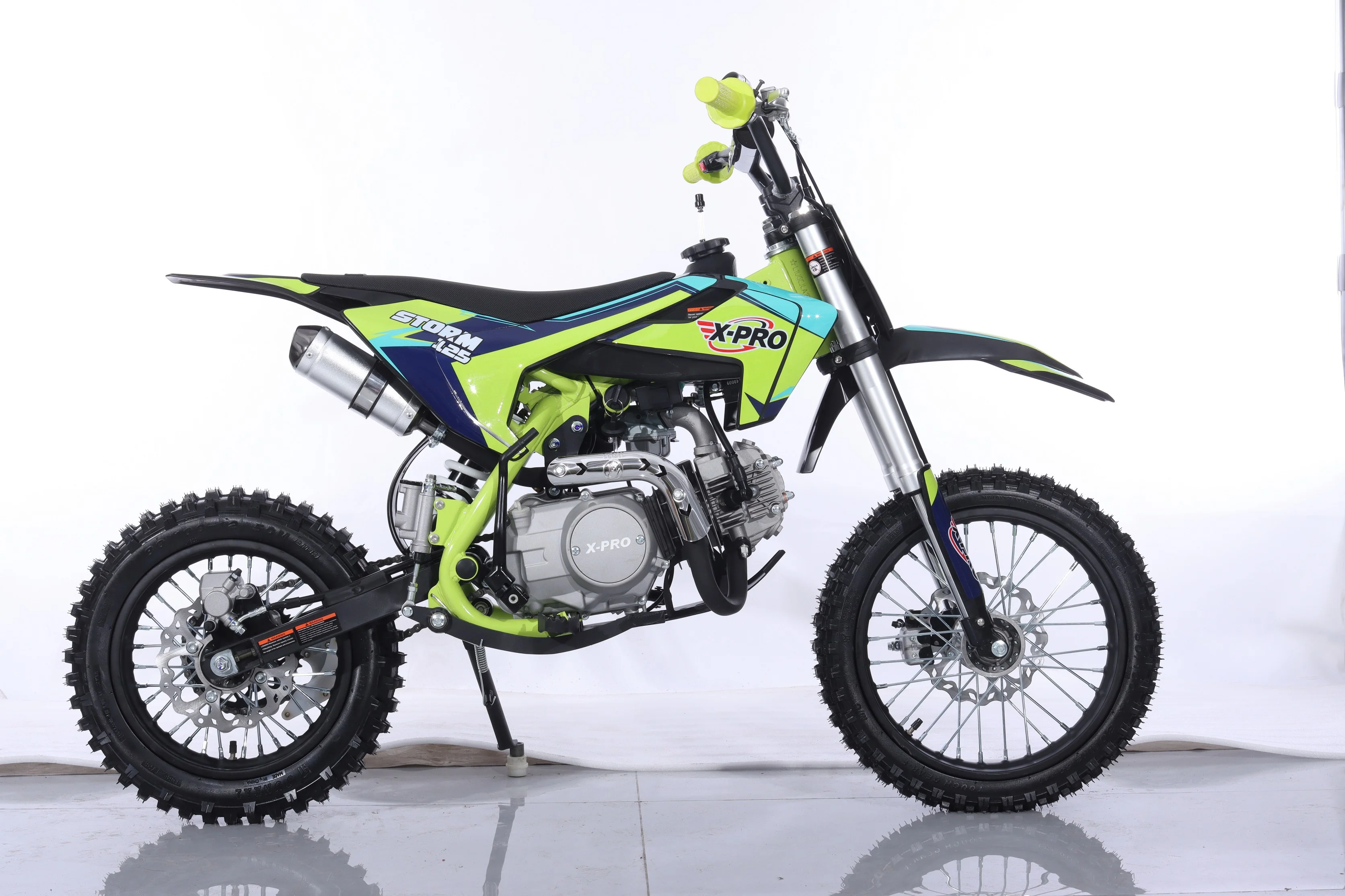 Free Shipping! X-PRO Storm 125cc Dirt Bike with 4-Speed Semi-Automatic Transmission, Kick Start, Big 14in/12in Tires! Zongshen Brand Engine! - Image 12