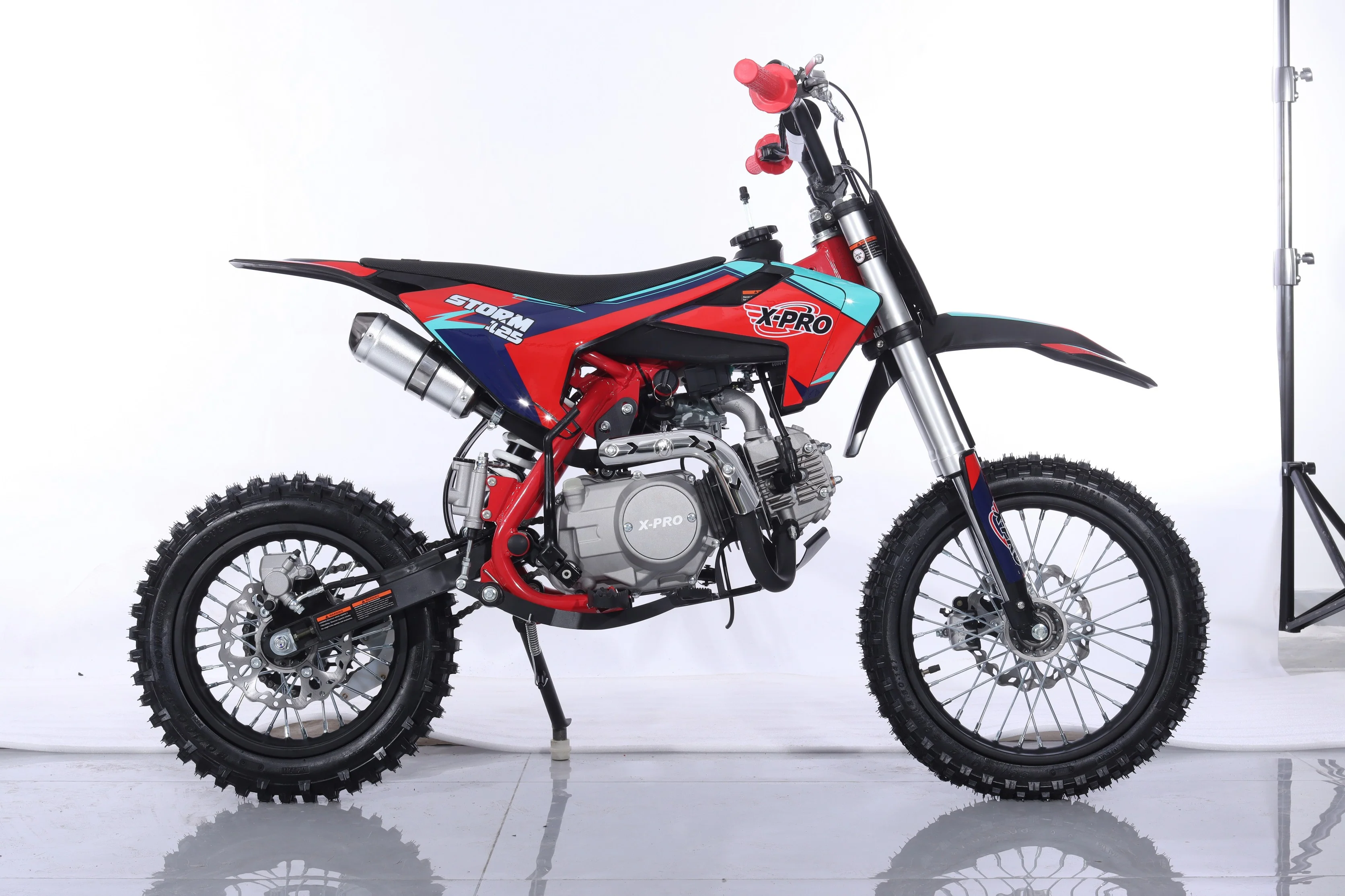 Free Shipping! X-PRO Storm 125cc Dirt Bike with 4-Speed Semi-Automatic Transmission, Kick Start, Big 14in/12in Tires! Zongshen Brand Engine! - Image 28
