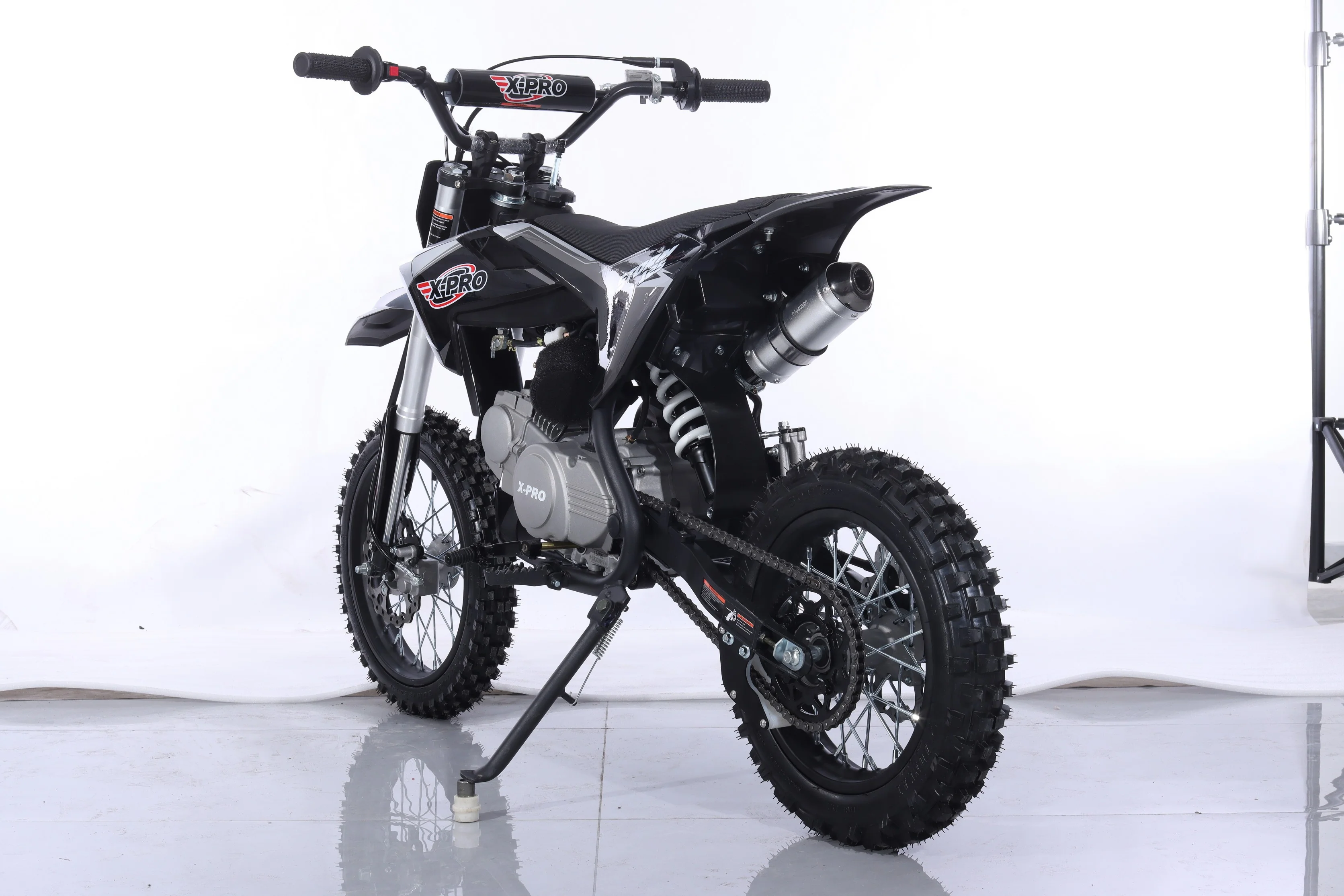 Free Shipping! X-PRO Storm 125cc Dirt Bike with 4-Speed Semi-Automatic Transmission, Kick Start, Big 14in/12in Tires! Zongshen Brand Engine! - Image 7
