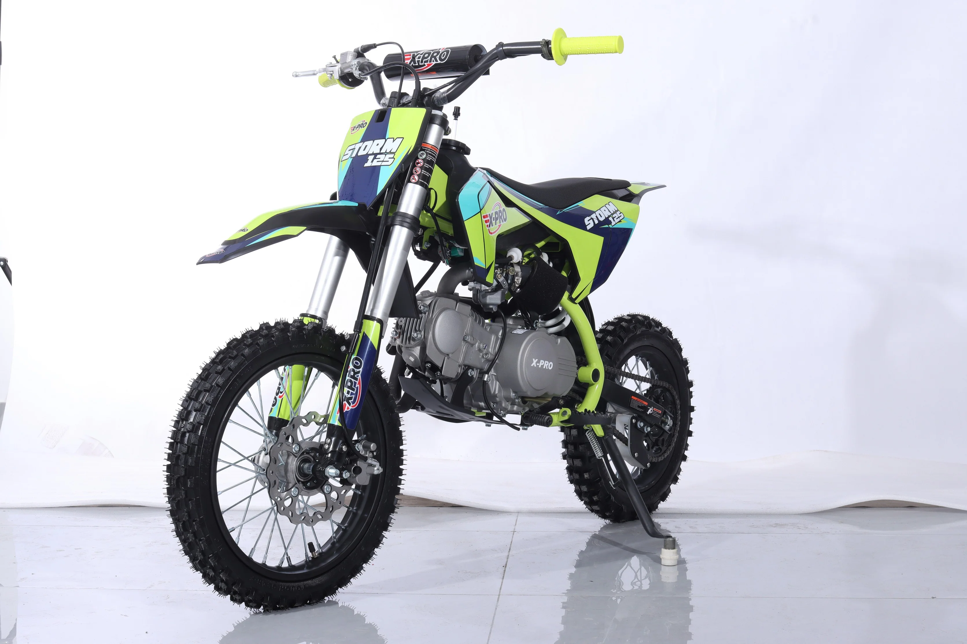 Free Shipping! X-PRO Storm 125cc Dirt Bike with 4-Speed Semi-Automatic Transmission, Kick Start, Big 14in/12in Tires! Zongshen Brand Engine! - Image 9