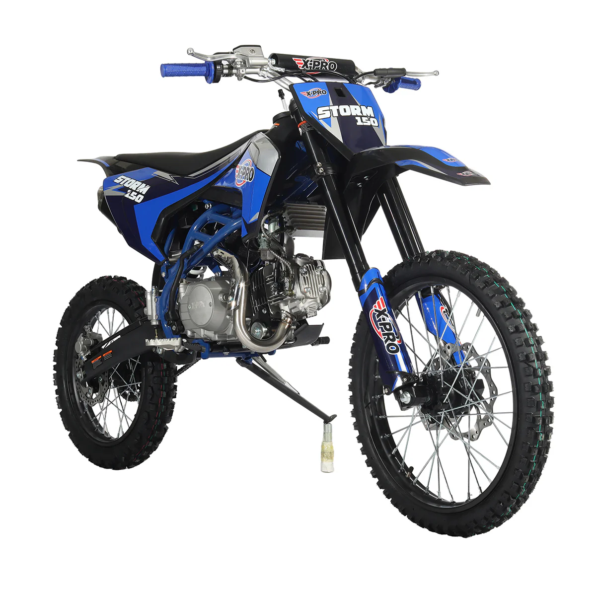 Free Shipping! X-PRO Storm 150 Dirt Bike with 4-Speed Manual Transmission, Electric/Kick Start, Big 19in/16in Tires! - Image 18