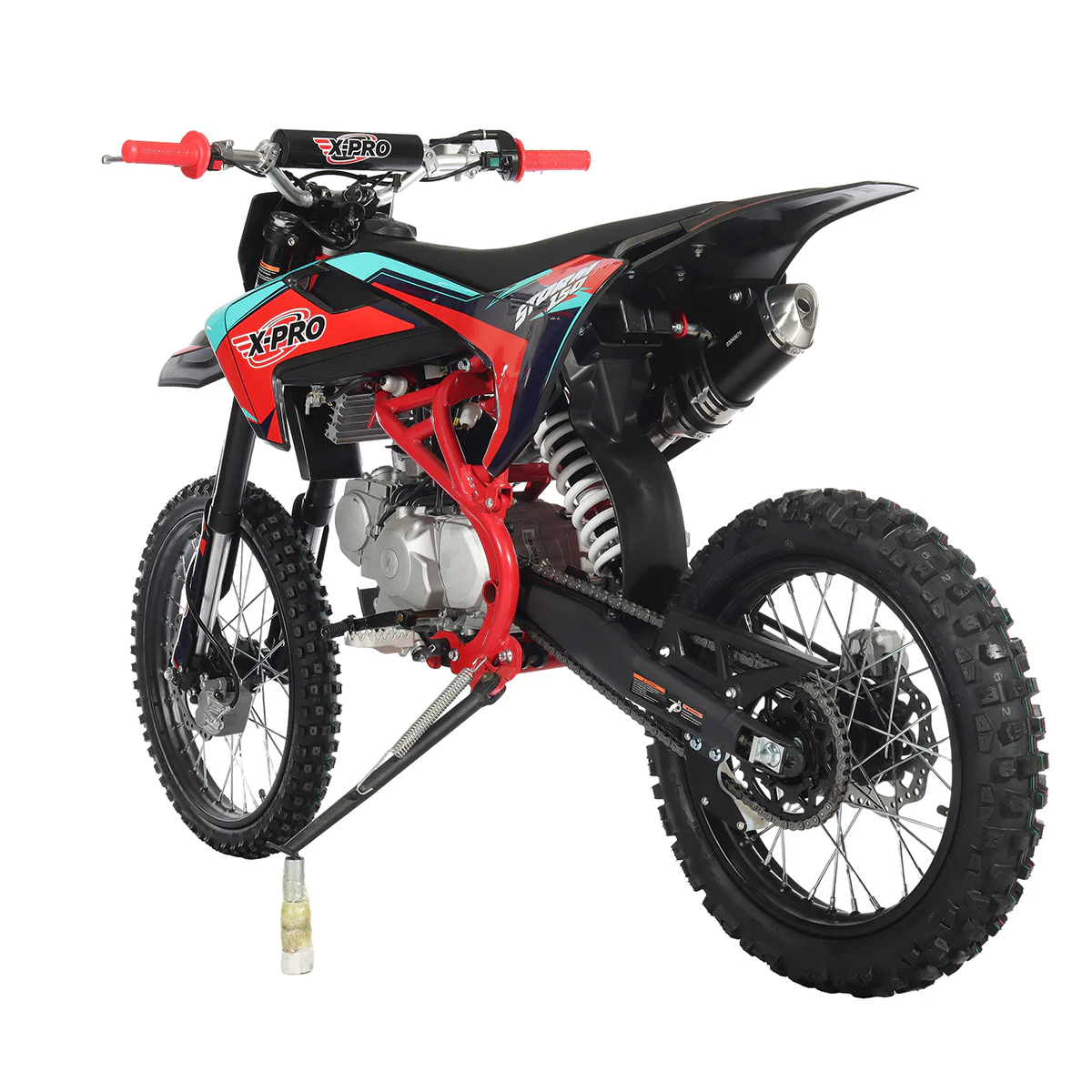 Free Shipping! X-PRO Storm 150 Dirt Bike with 4-Speed Manual Transmission, Electric/Kick Start, Big 19in/16in Tires! - Image 9