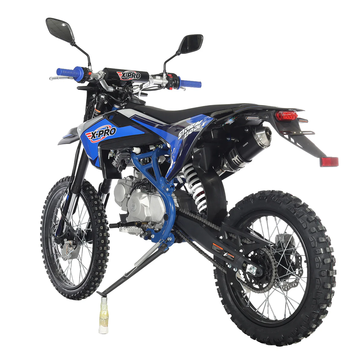 Free Shipping! X-PRO Storm DLX 150 Dirt Bike with All Lights, 4-Speed Manual Transmission, Electric/Kick Start, Big 19in/16in Tires! - Image 9