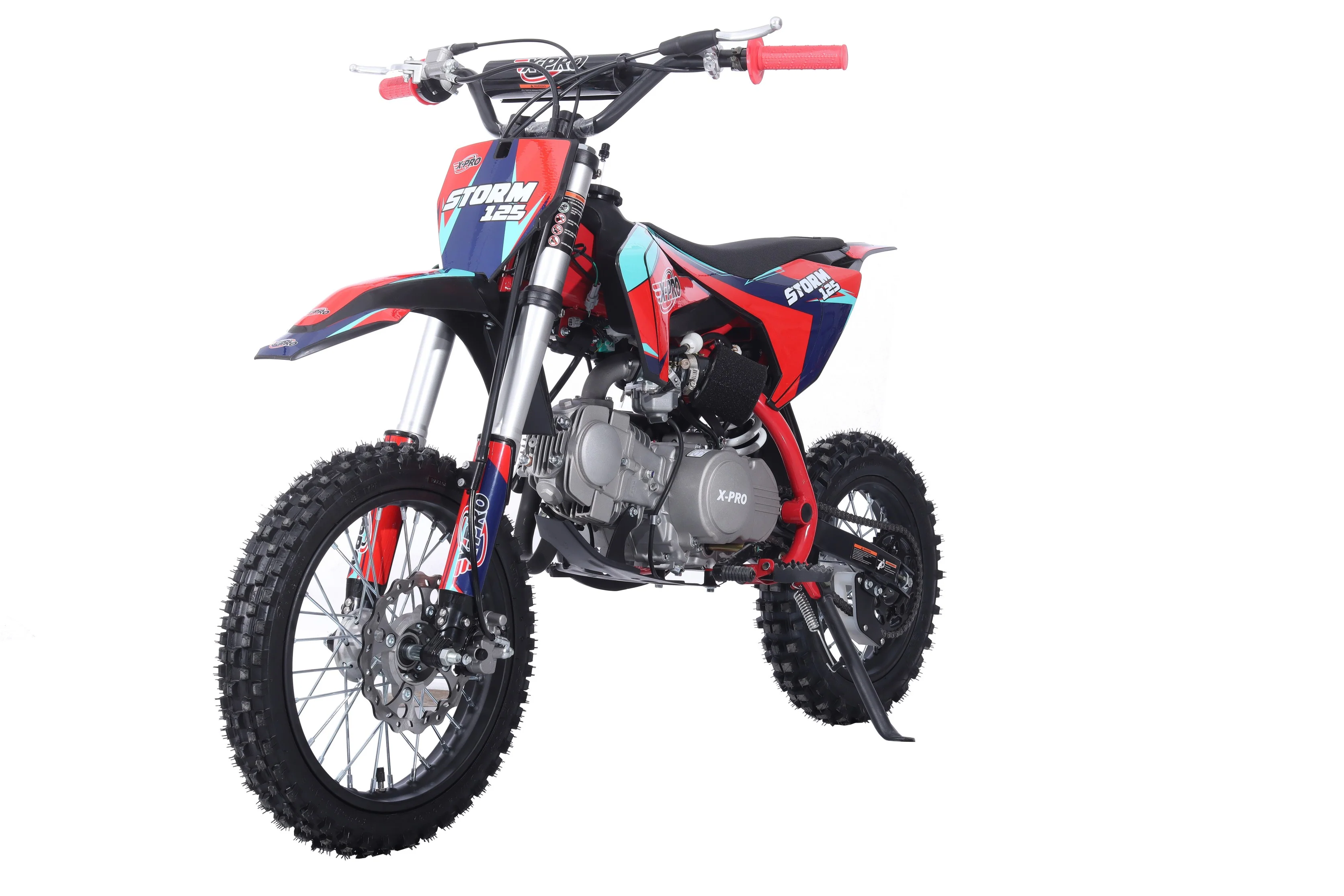 Free Shipping! X-PRO Strom 125cc Dirt Bike with 4-Speed Manual Transmission, Kick Start, Big 14in/12in Tires! Zongshen Brand Engine! - Image 18