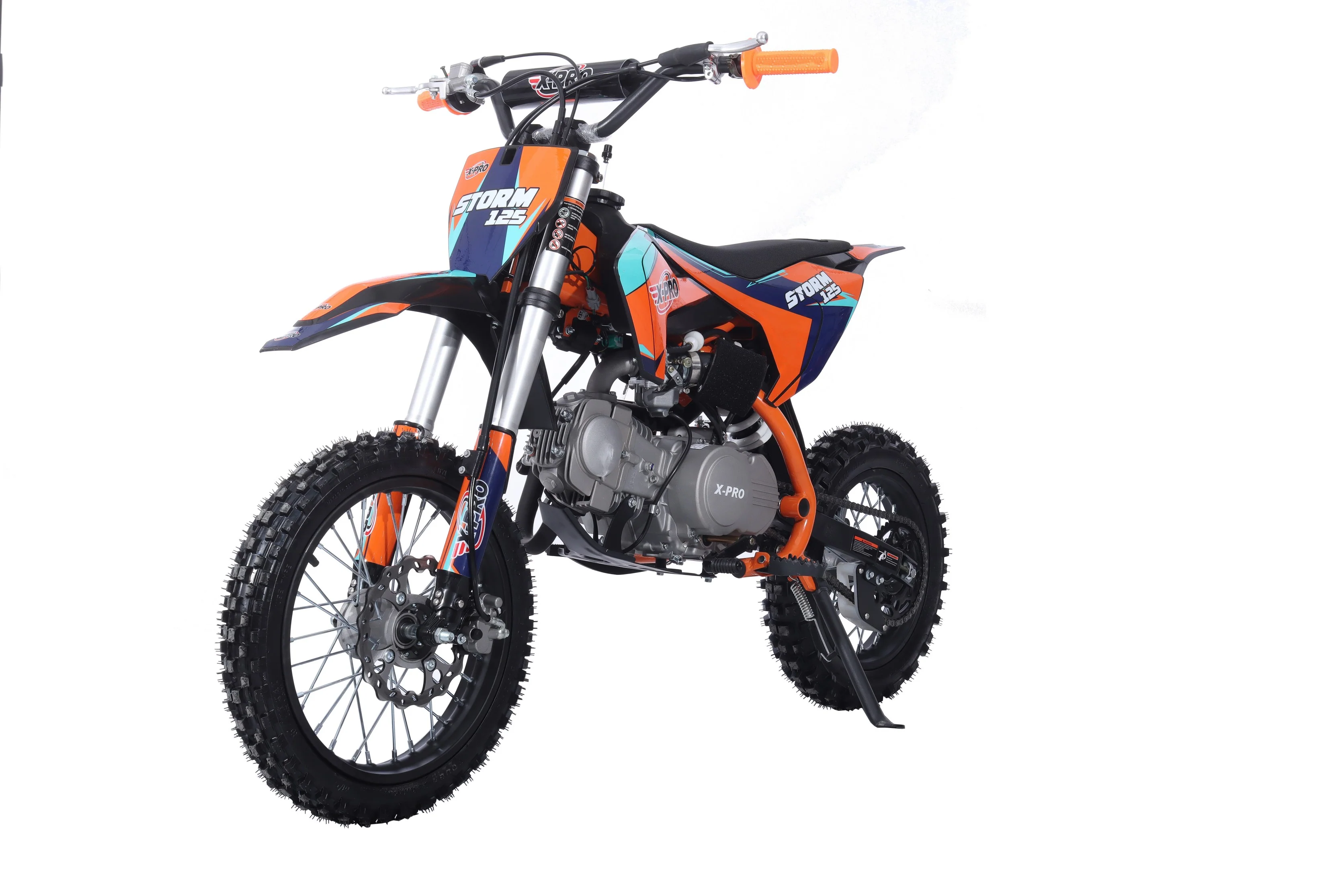 Free Shipping! X-PRO Strom 125cc Dirt Bike with 4-Speed Manual Transmission, Kick Start, Big 14in/12in Tires! Zongshen Brand Engine! - Image 26