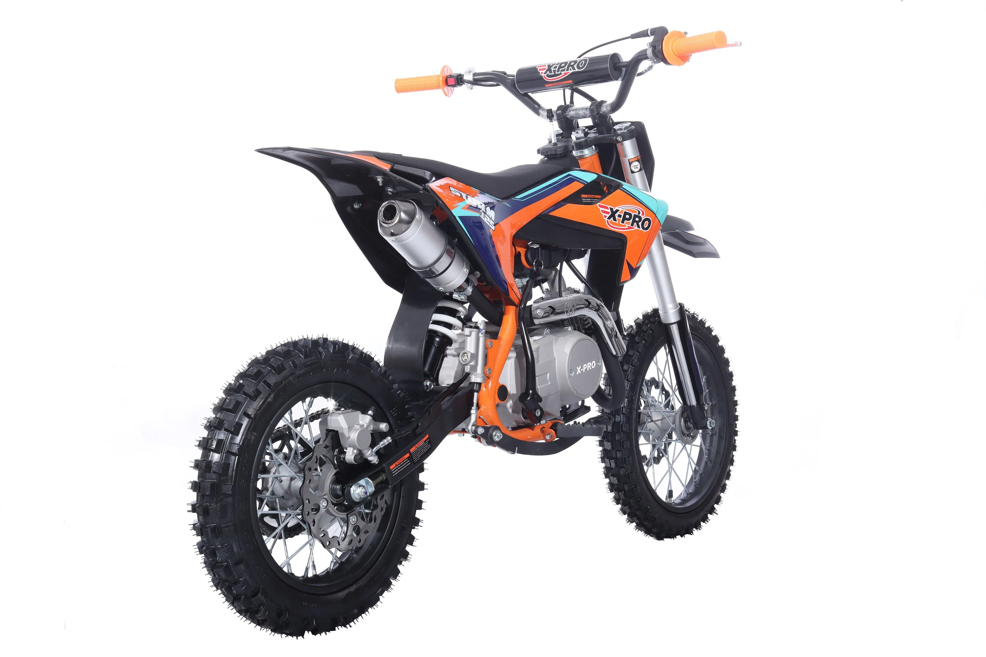 Free Shipping! X-PRO Strom 125cc Dirt Bike with 4-Speed Manual Transmission, Kick Start, Big 14in/12in Tires! Zongshen Brand Engine! - Image 30