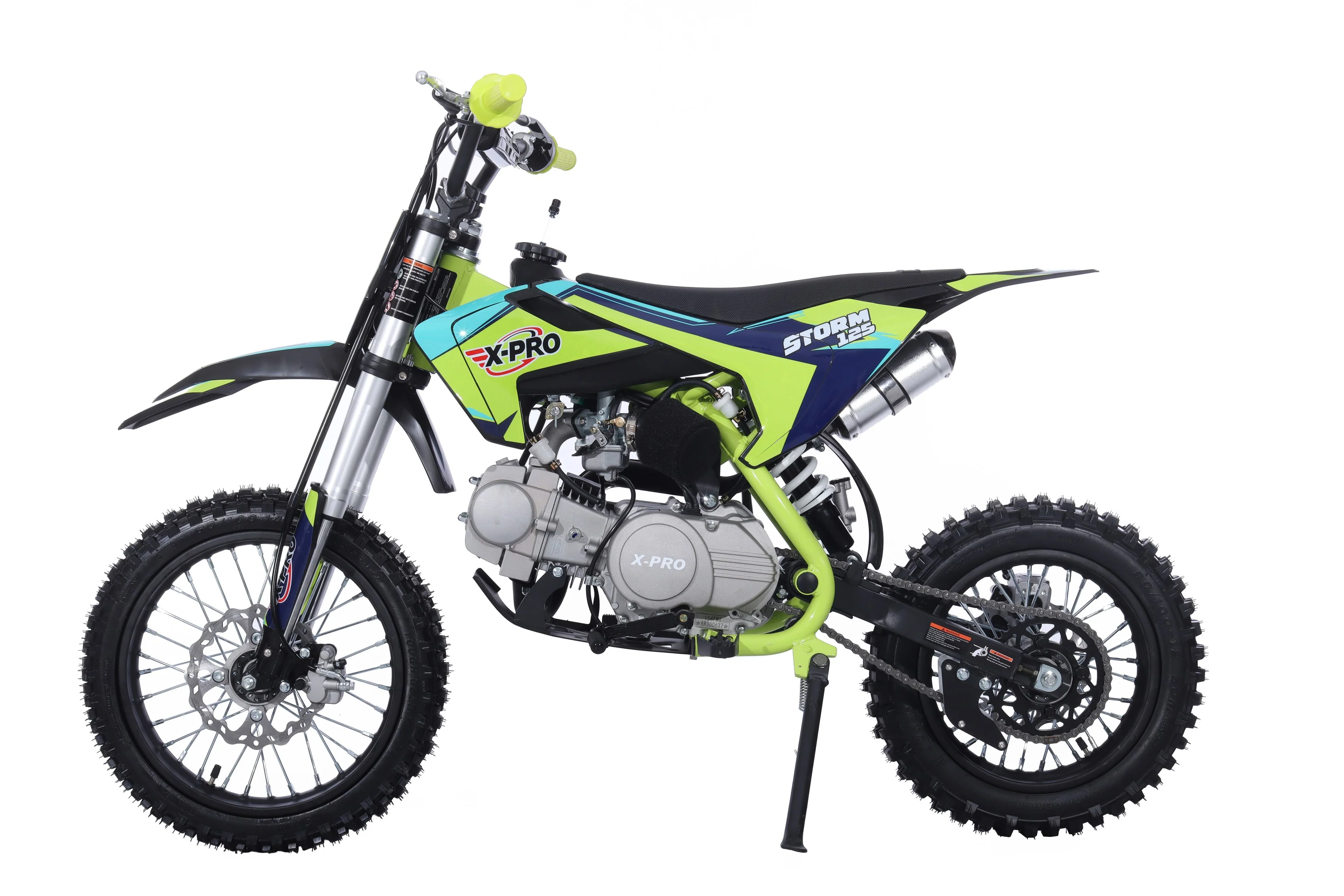 Free Shipping! X-PRO Strom 125cc Dirt Bike with 4-Speed Manual Transmission, Kick Start, Big 14in/12in Tires! Zongshen Brand Engine! - Image 40