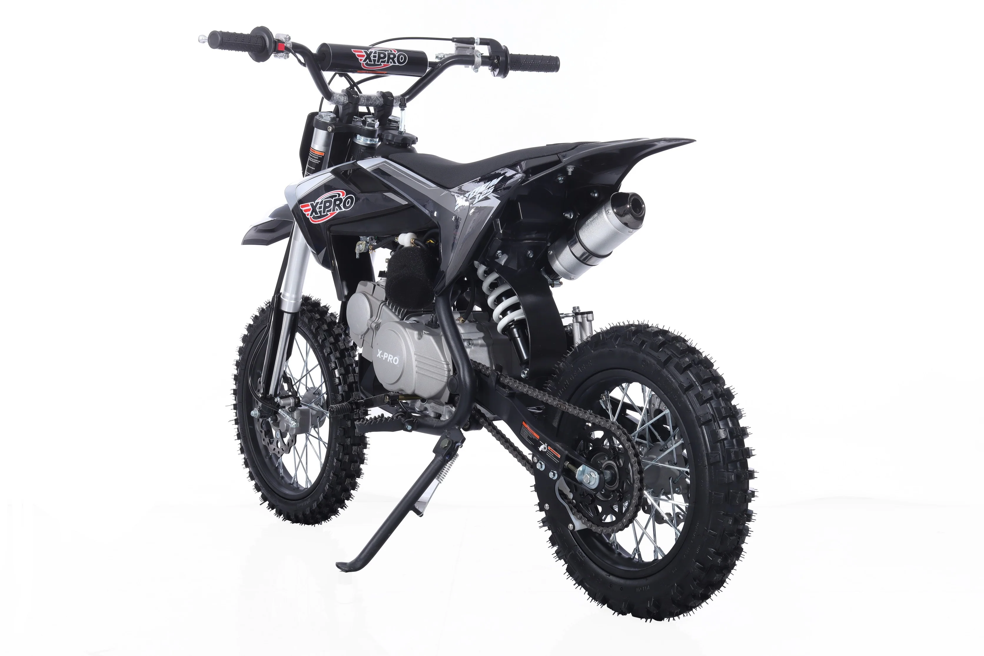 Free Shipping! X-PRO Strom 125cc Dirt Bike with 4-Speed Manual Transmission, Kick Start, Big 14in/12in Tires! Zongshen Brand Engine! - Image 7
