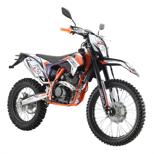 Free Shipping! X-PRO TEMPLAR 250cc Dirt Bike with All Lights and 5-Speed Manual Transmission, Electric/Kick Start! Big 21in/18in Wheels! Zongshen Brand Engine! - Image 3
