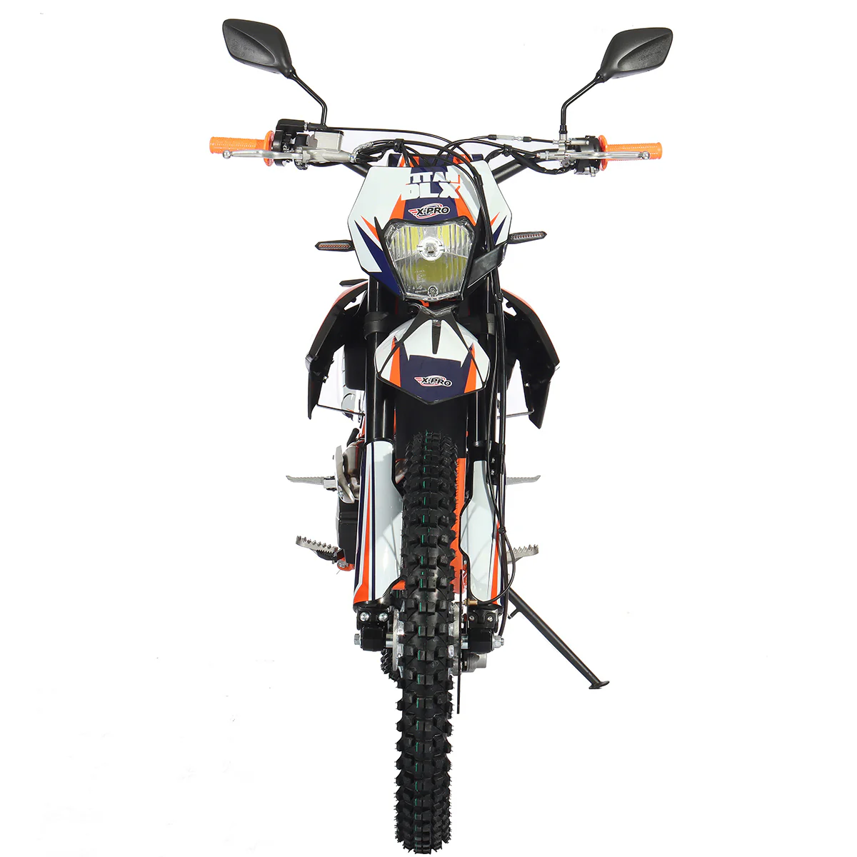 Free Shipping! X-PRO Titan 250 DLX 250cc Dirt Bike with All Lights and 5-Speed Manual Transmission, Electric/Kick Start! Big 21in/18in Wheels! Zongshen Brand Engine! - Image 12