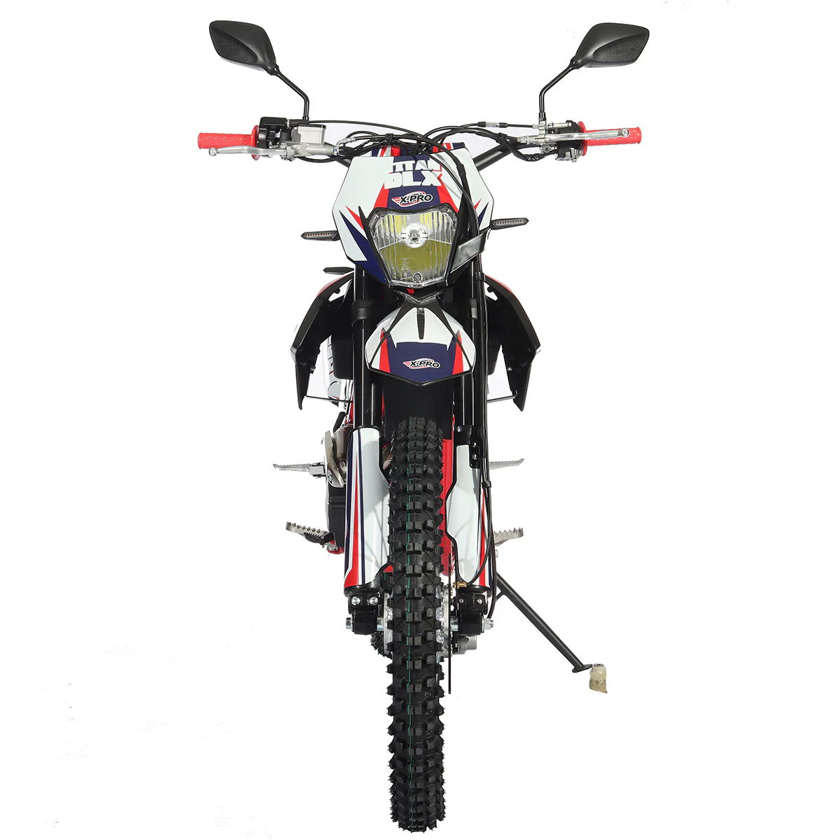 Free Shipping! X-PRO Titan 250 DLX 250cc Dirt Bike with All Lights and 5-Speed Manual Transmission, Electric/Kick Start! Big 21in/18in Wheels! Zongshen Brand Engine! - Image 22