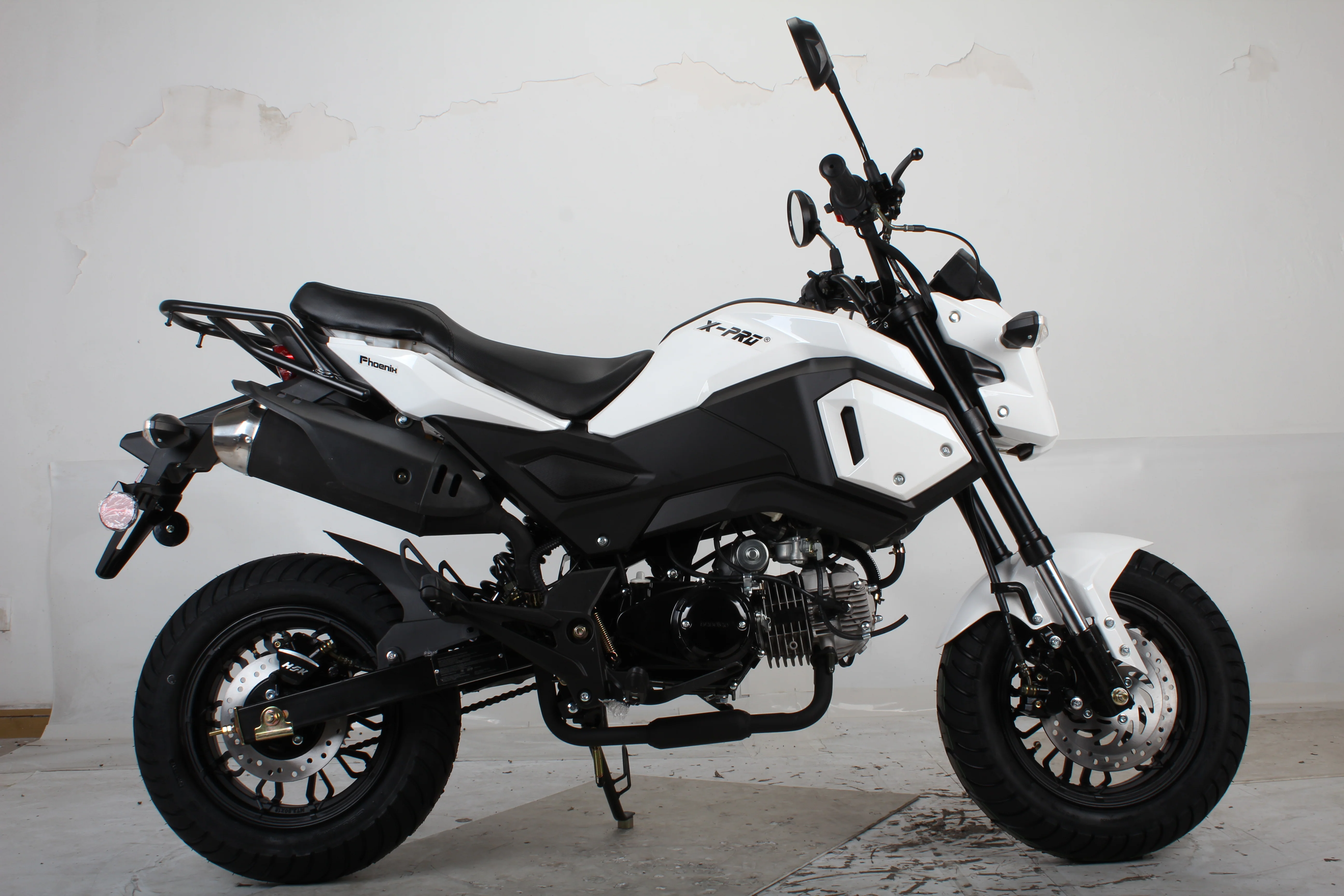Free shipping! X-PRO 125cc Vader Motorcycle with Manual Transmission, Electric Start! Dual Headlights! Big 12in Wheels! - Image 19