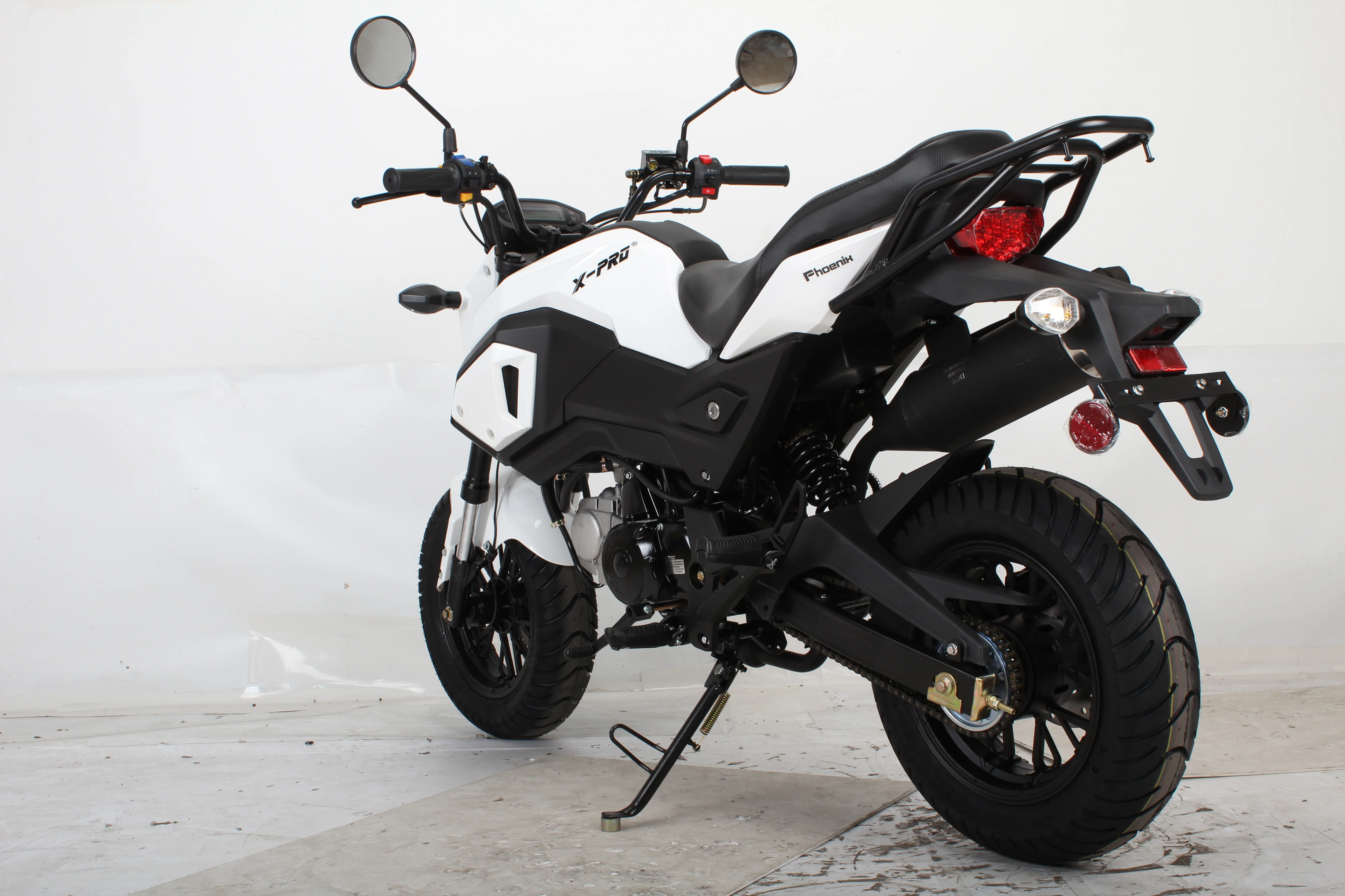 Free shipping! X-PRO 125cc Vader Motorcycle with Manual Transmission, Electric Start! Dual Headlights! Big 12in Wheels! - Image 22