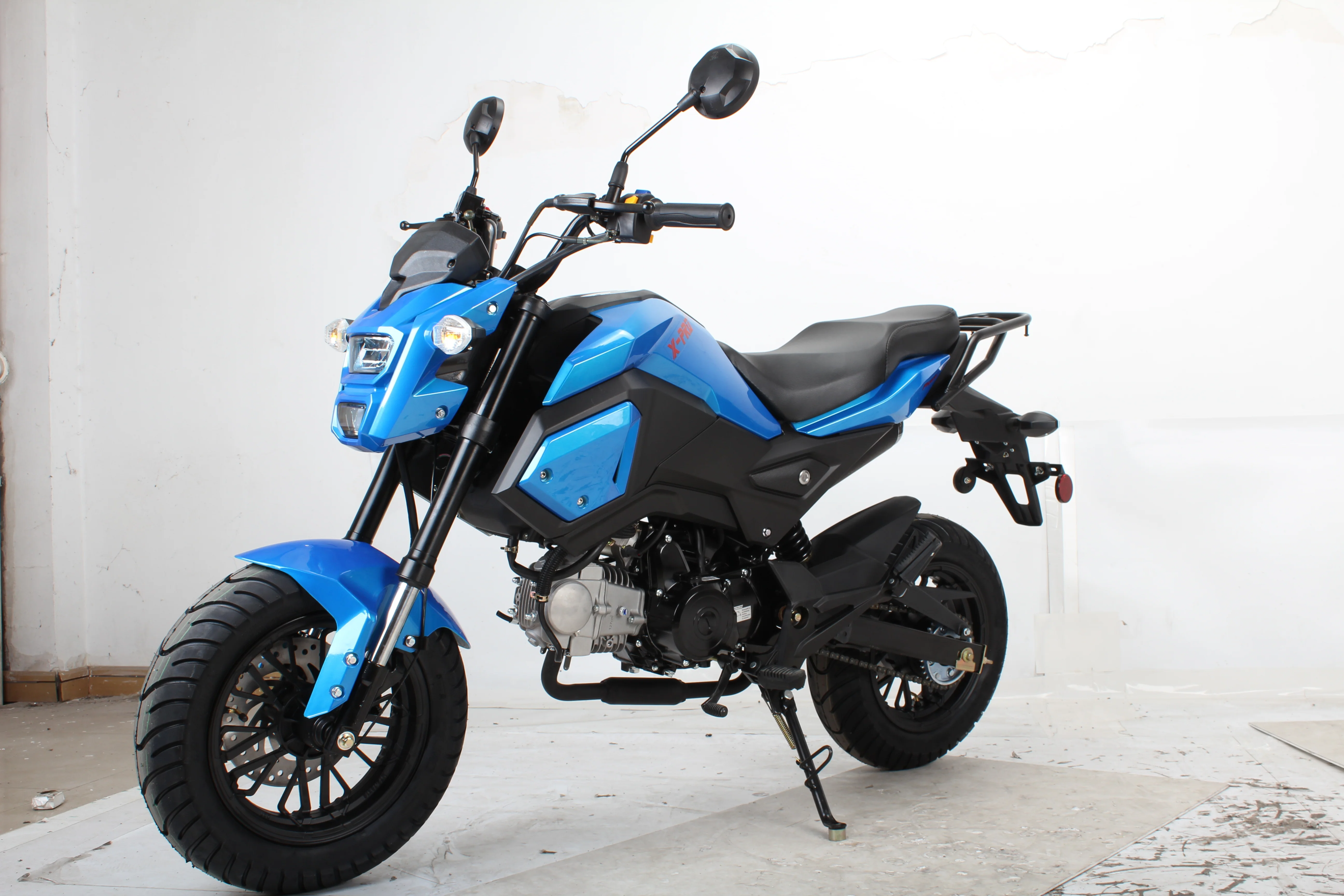 Free shipping! X-PRO 125cc Vader Motorcycle with Manual Transmission, Electric Start! Dual Headlights! Big 12in Wheels! - Image 23