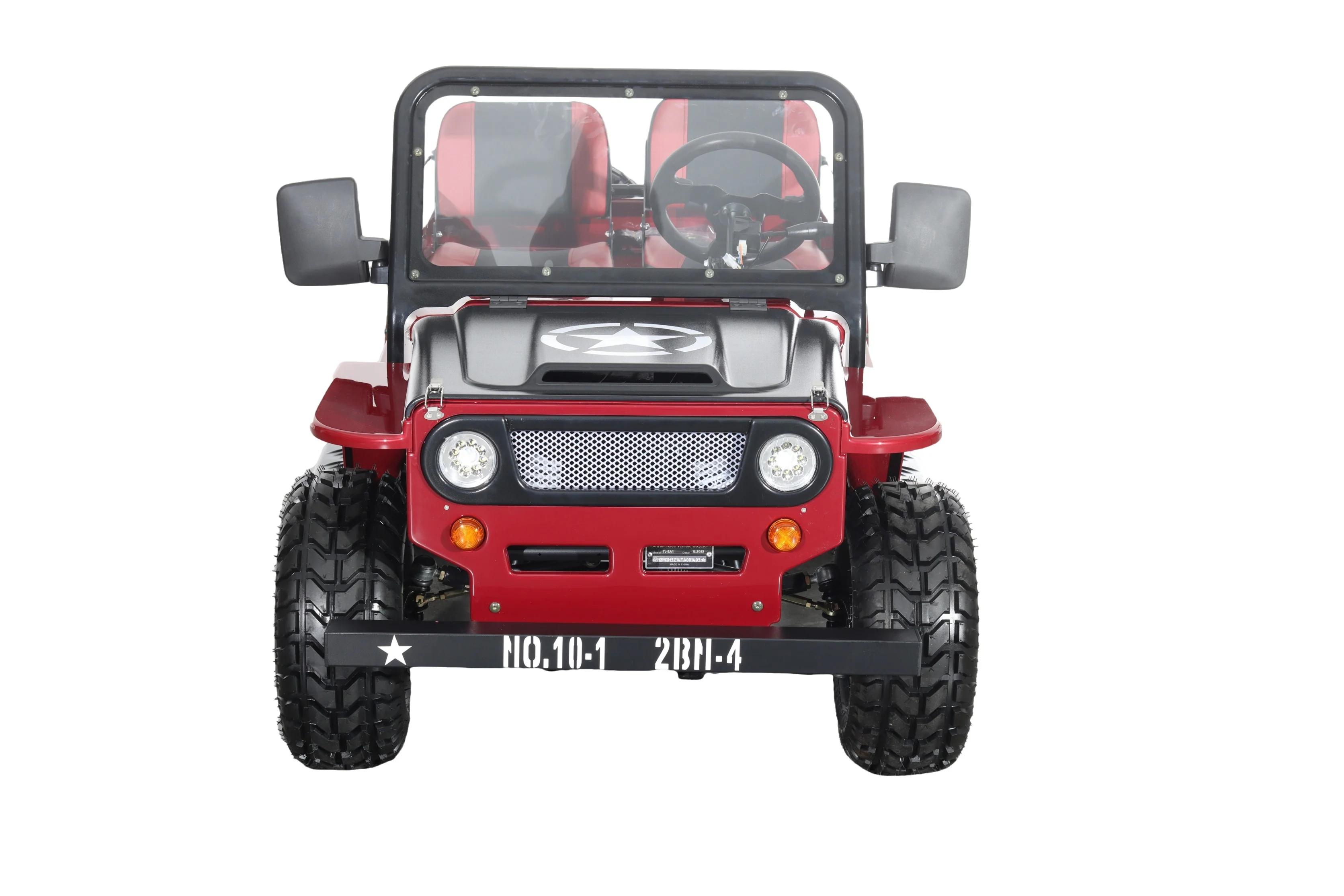 Free Shipping! X-PRO E-Ranger 3000W Peak Power 60V Electric Mini Jeep with Reverse and Disc Brake! LED Headlights, With Windshield and Spare Tire, Big 18" Aluminium Rim Wheels! - Image 17